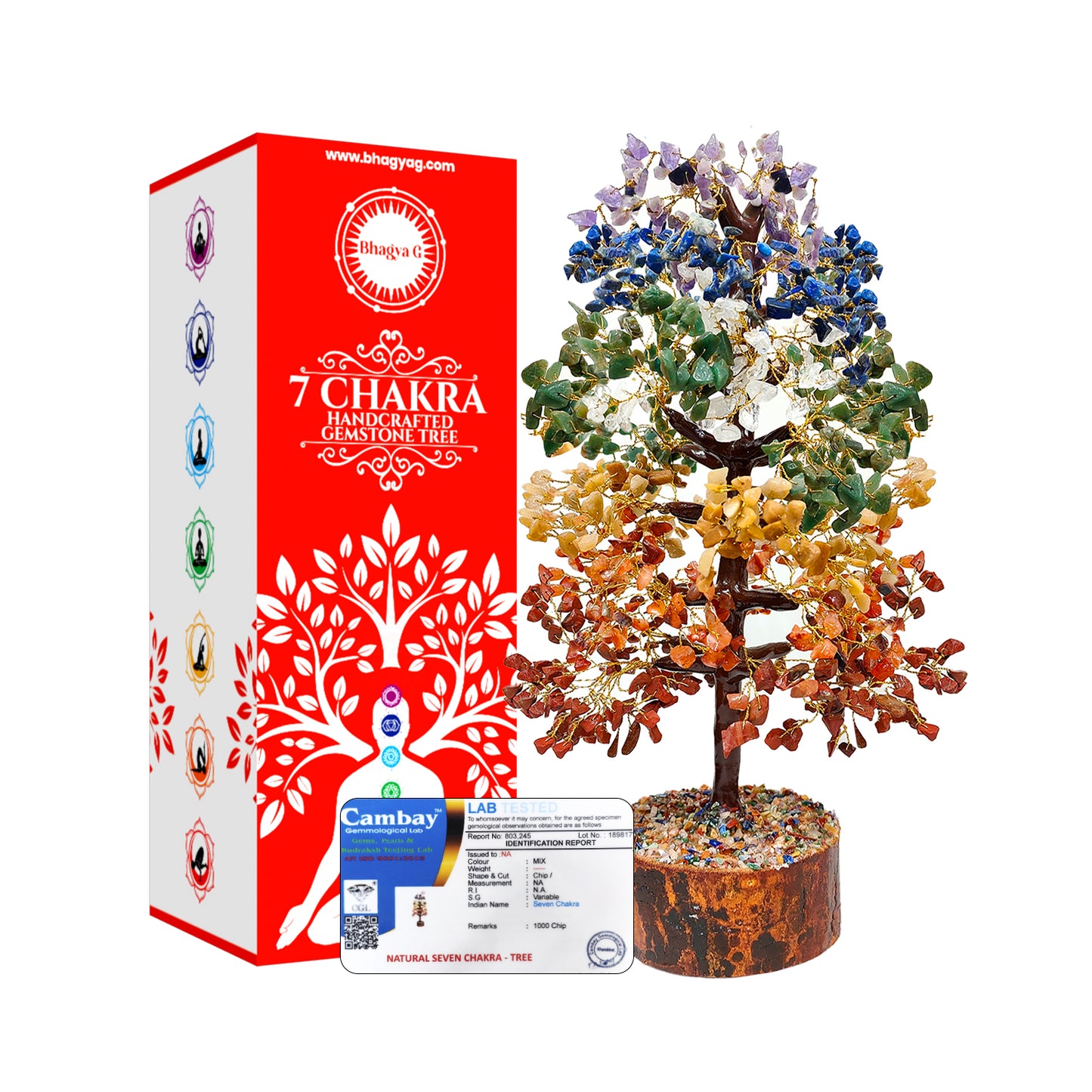 7 Chakra Tree (1000 Beads) – Powerful Vastu Remedy for Wealth, Success & Removing Negative Energy