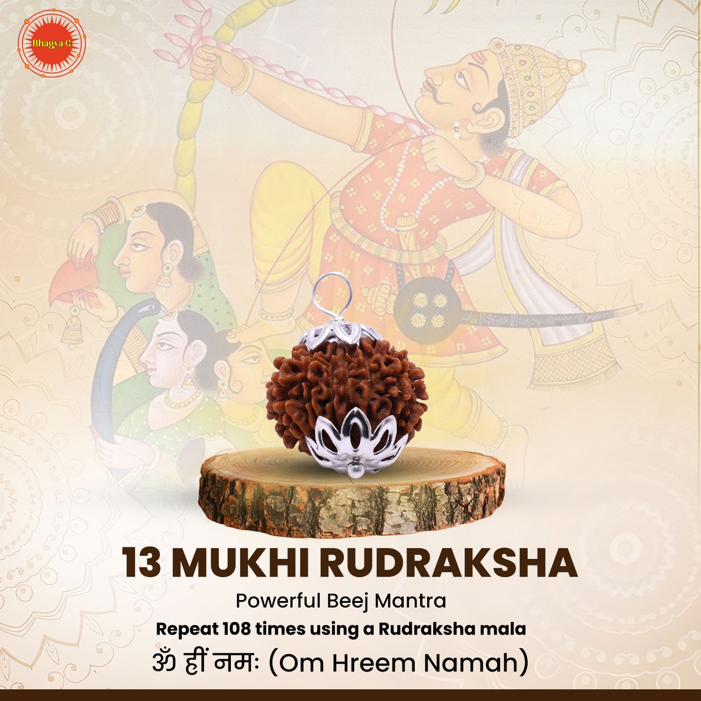Nepali 13 Mukhi Rudraksha (Lab Certified)