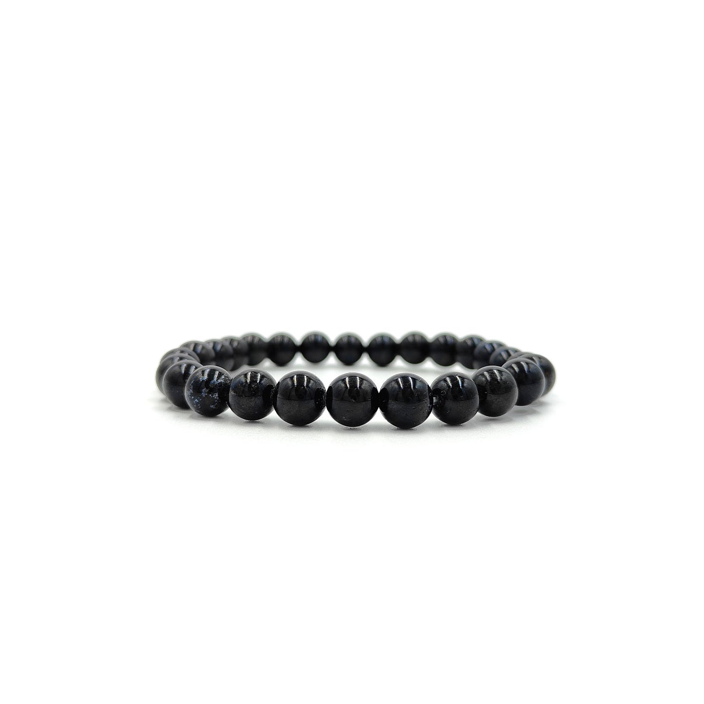 Black Tourmaline Bracelet To Shielding Against Negative Vibes-(8mm)