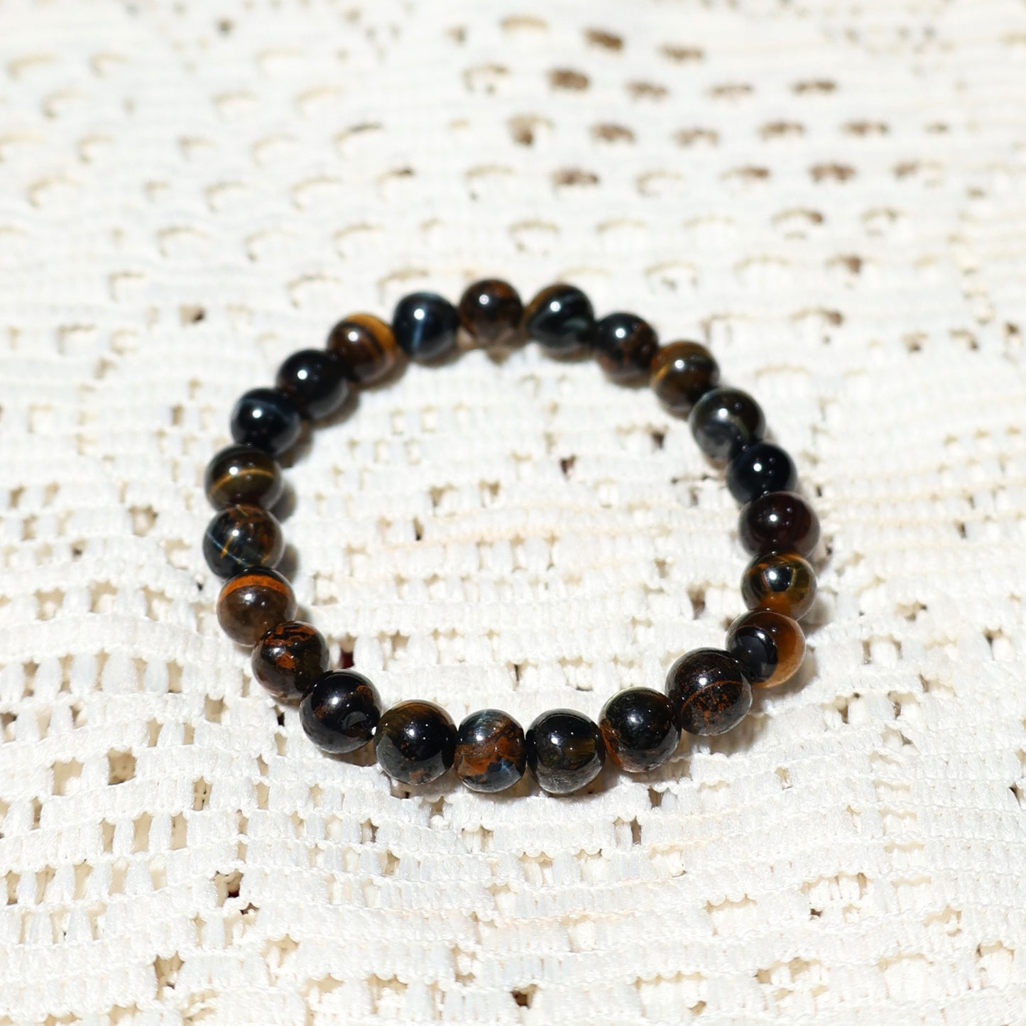 Blue Tiger Eye Bracelet