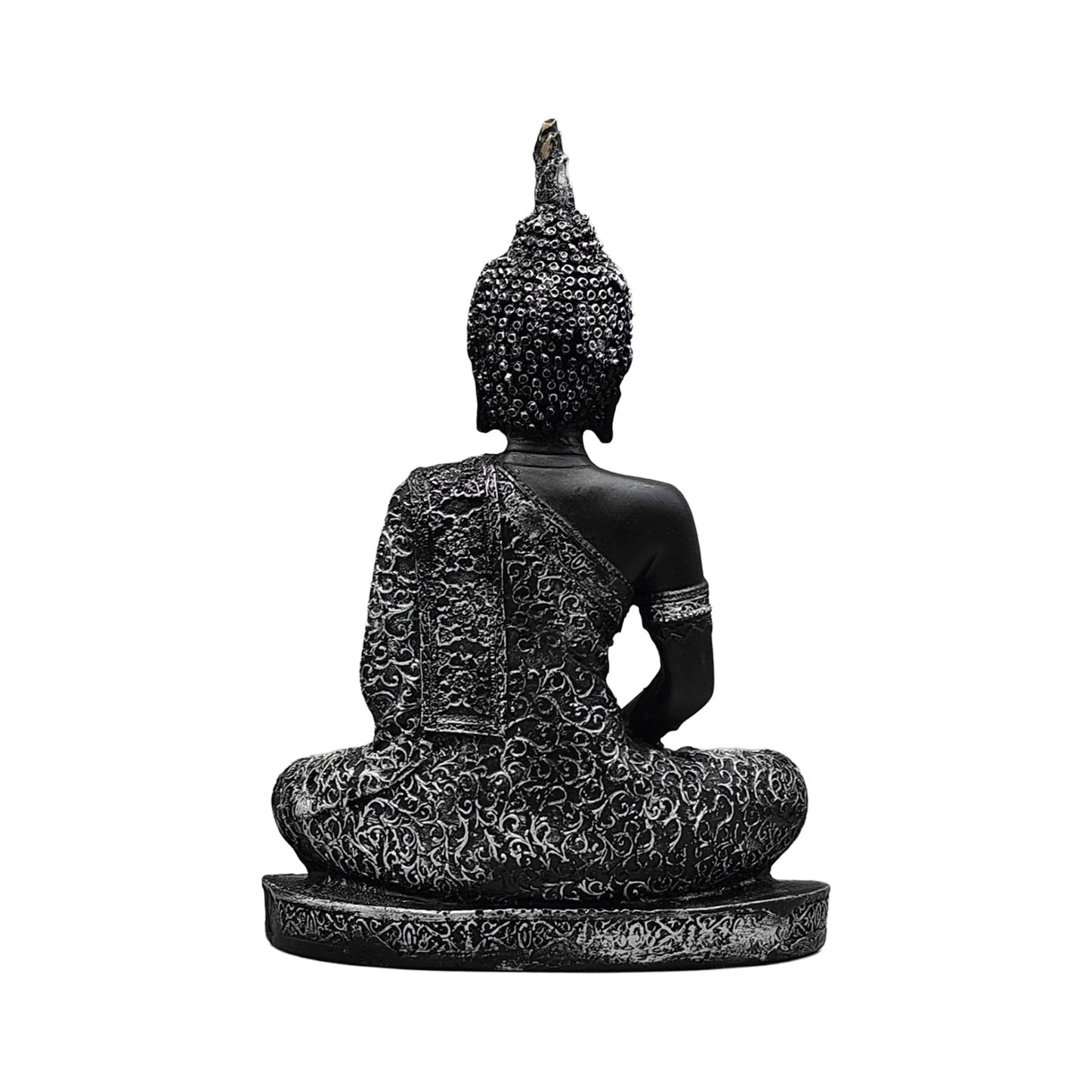 Black Meditating Buddha Idol
