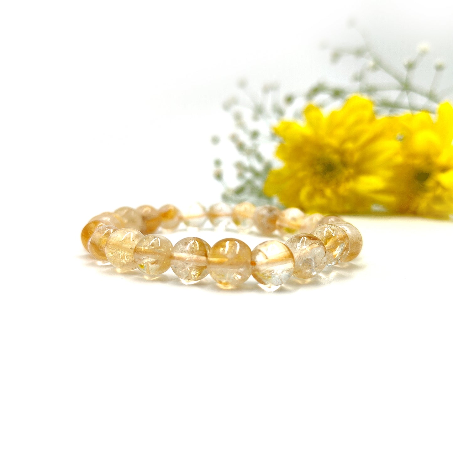 Citrine Bracelet For Prosperity & Success-(8mm)