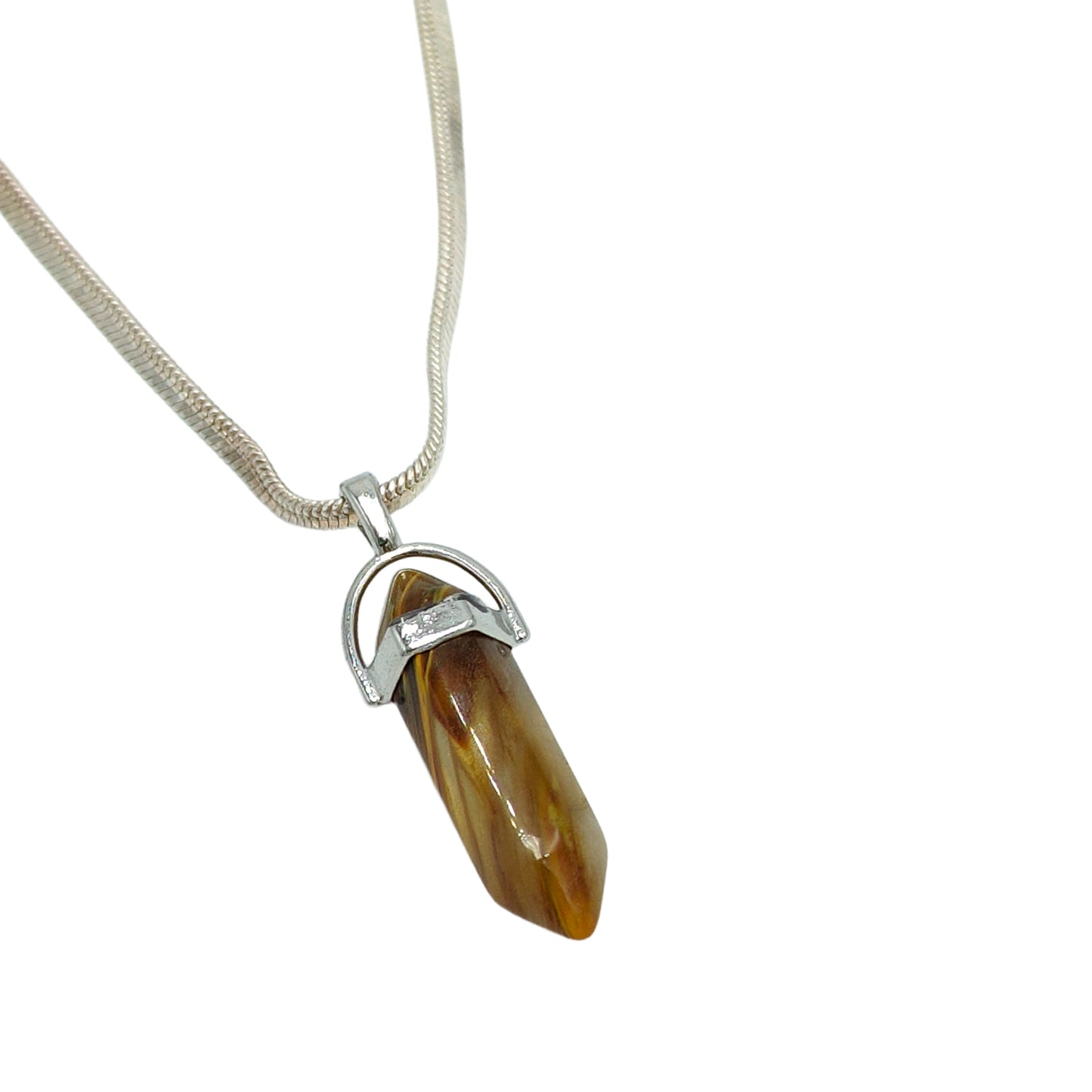 Citrine Crystal Candle Pendant