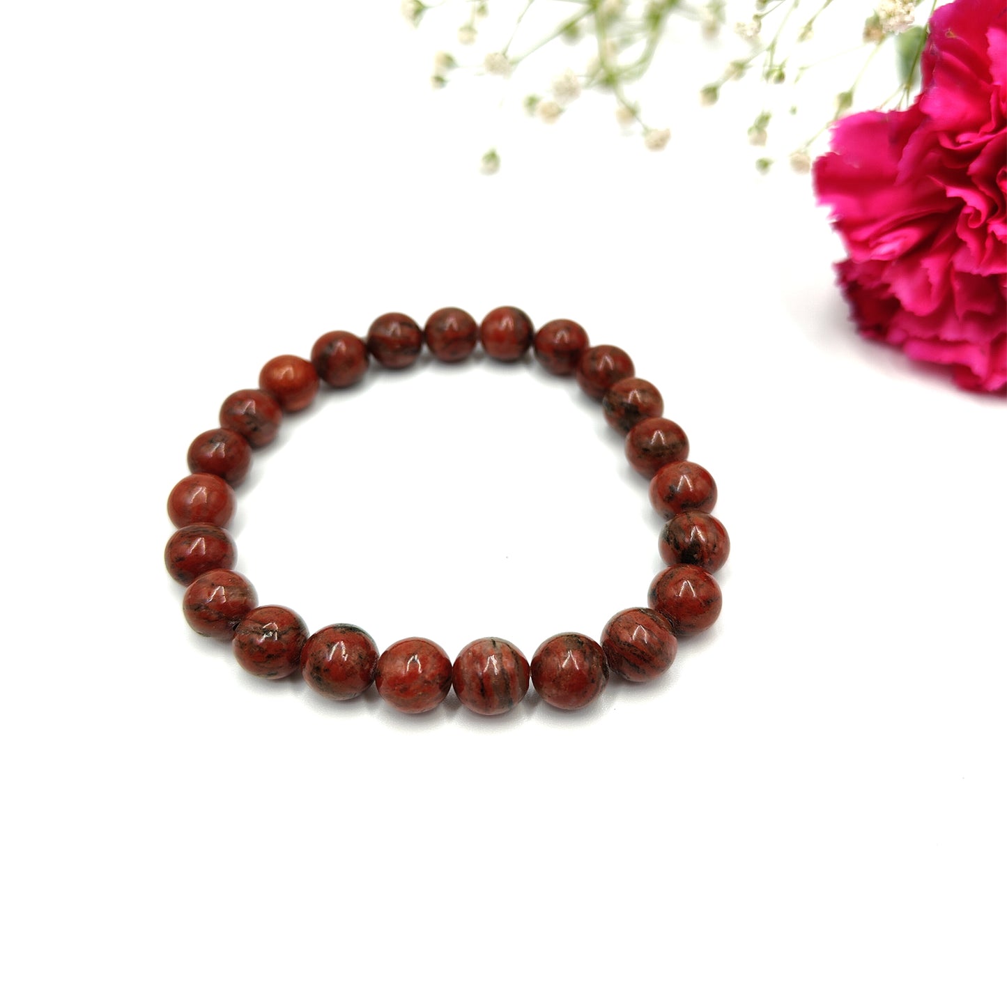 Carnelian Bracelet For Self Esteem-(8mm)