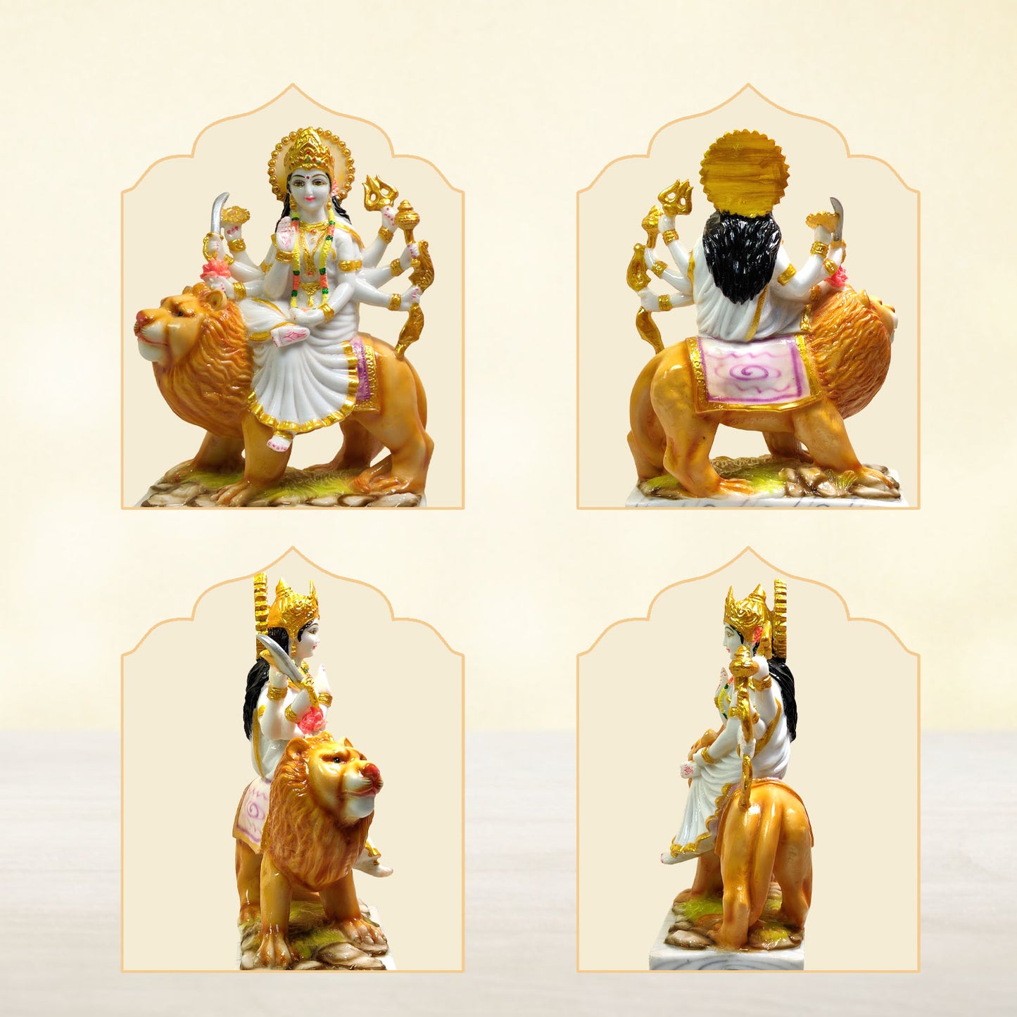 Divine Durga Mata Idol -Marble Dust