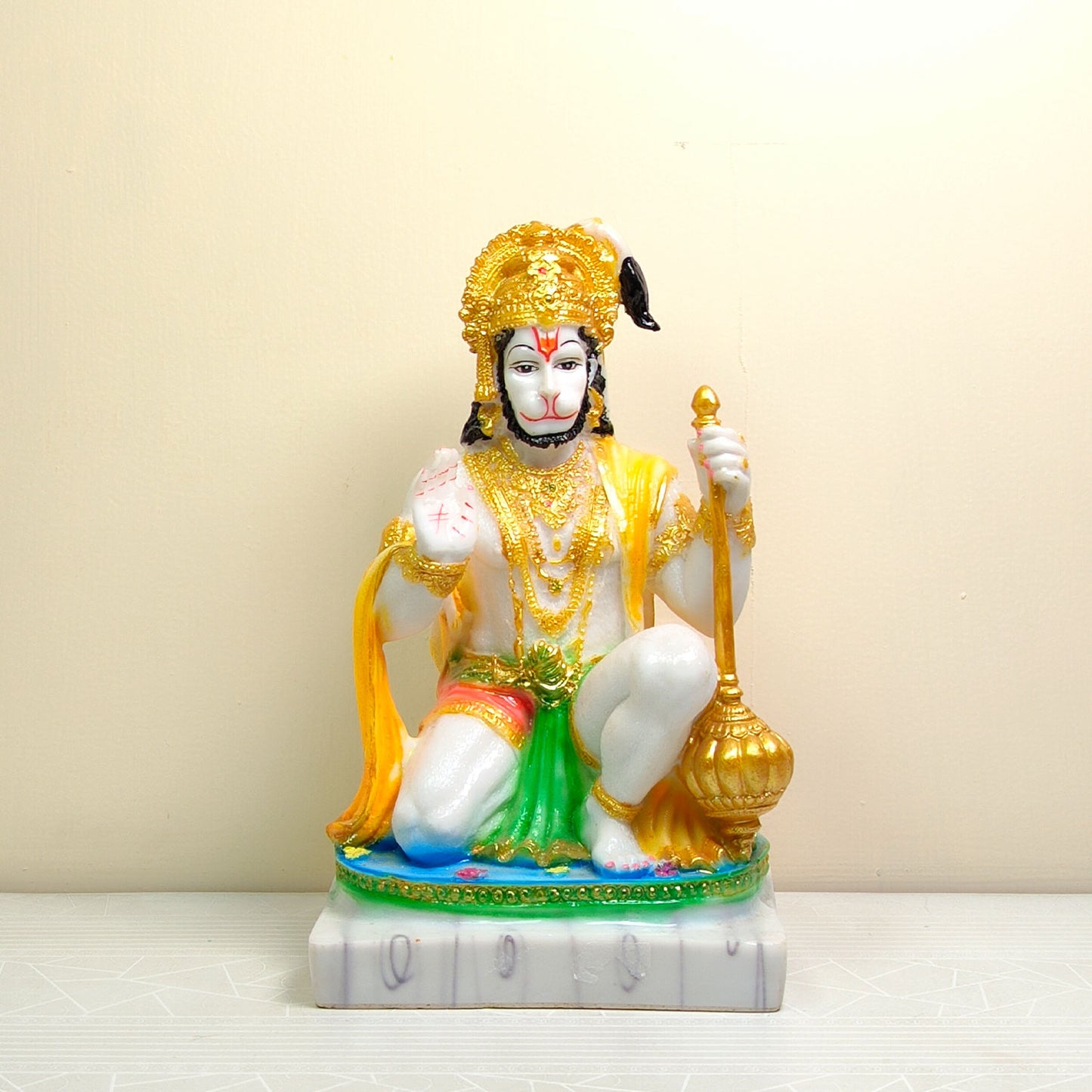 Divine Hanuman Ji Idol -Marble Dust