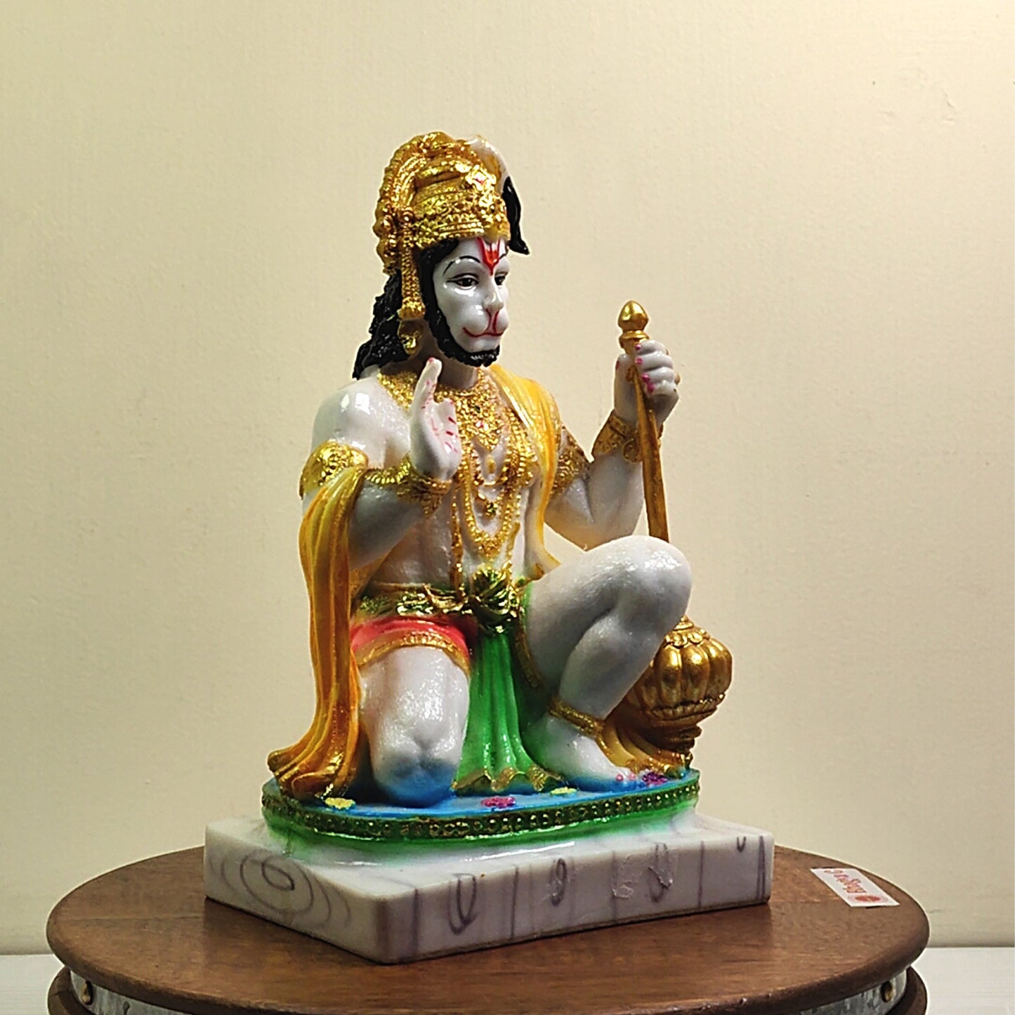 Divine Hanuman Ji Idol -Marble Dust