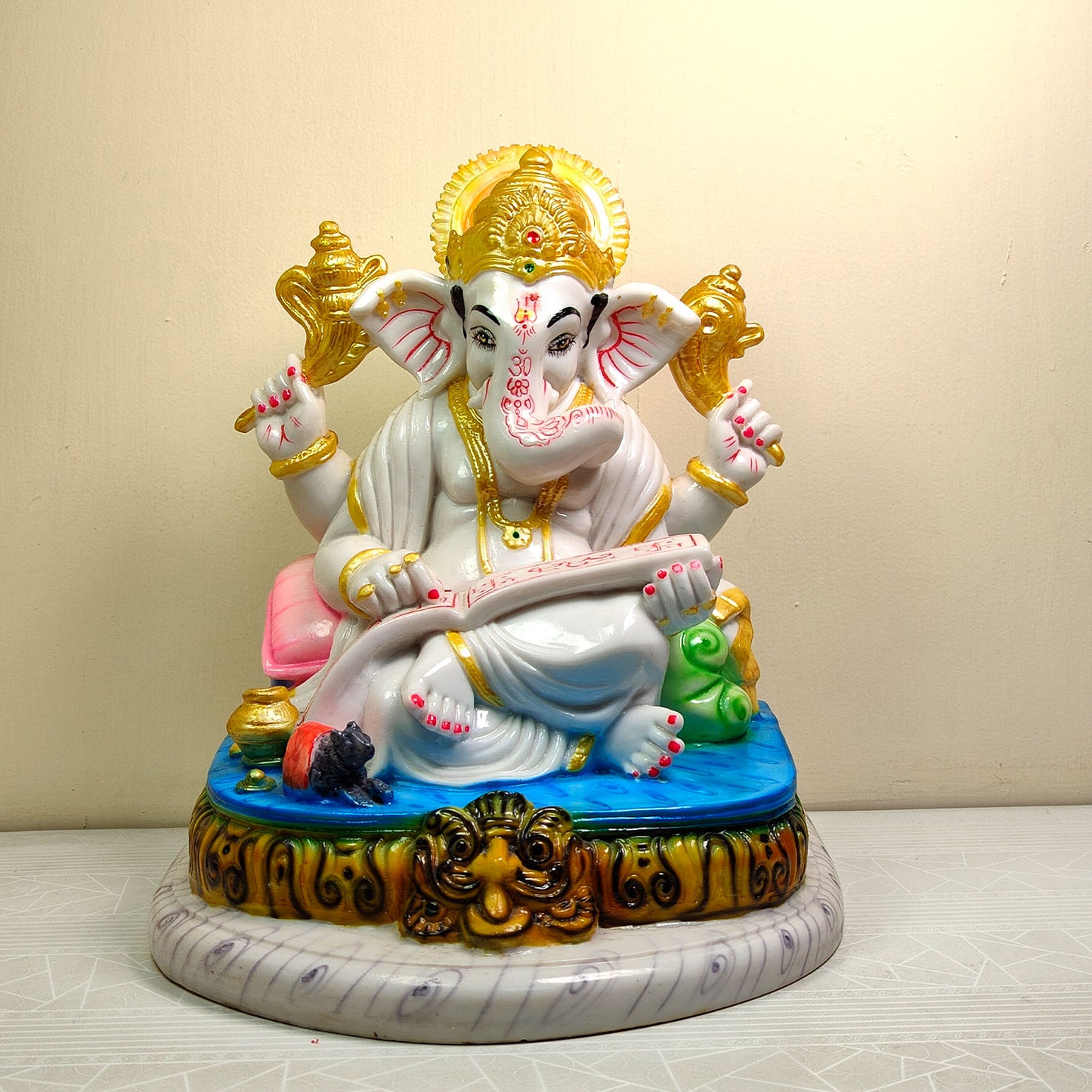 Divine Munshi Ganesh Idol (Big Size)