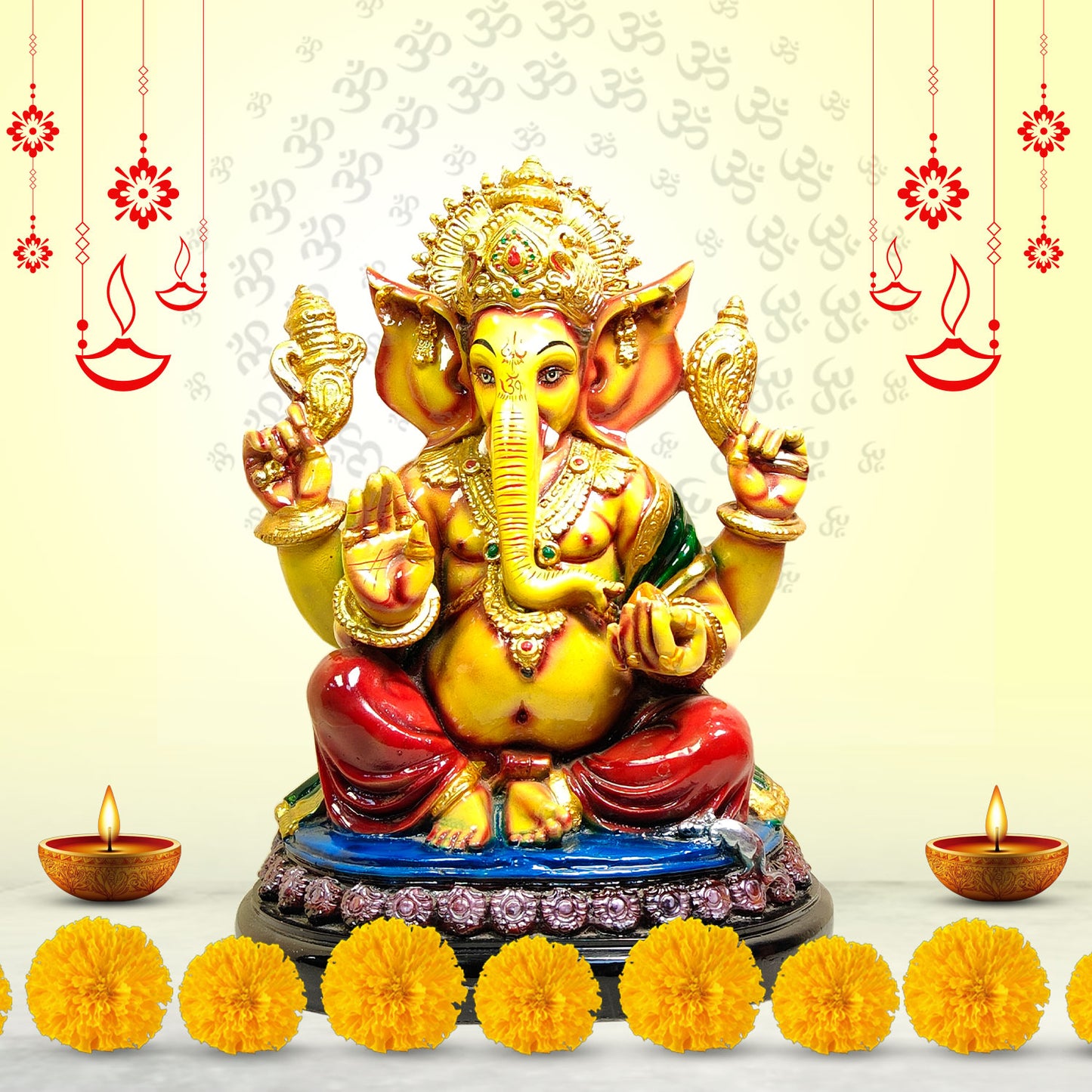 Divine Vighnaharta Ganesh Idol