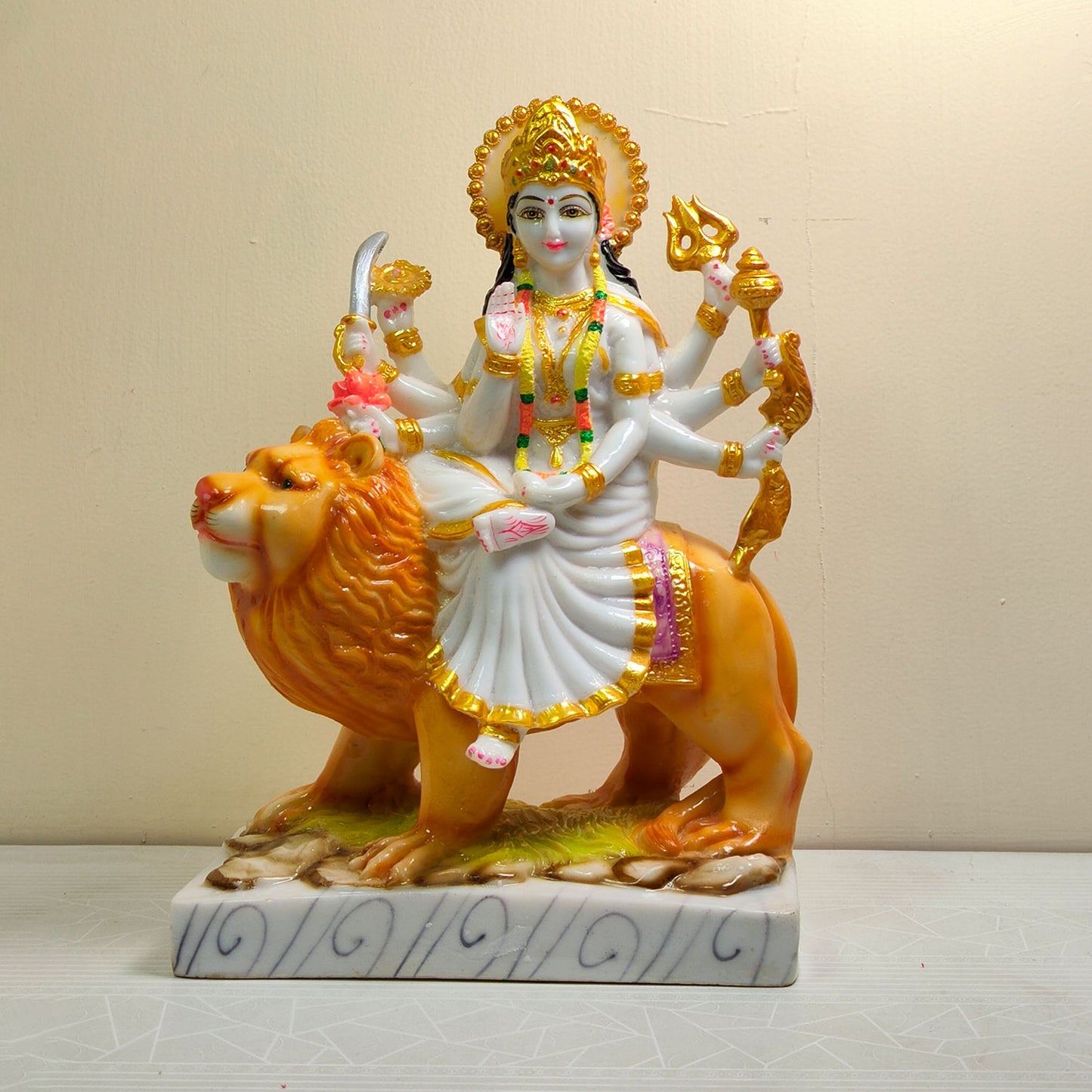 Divine Durga Mata Idol -Marble Dust