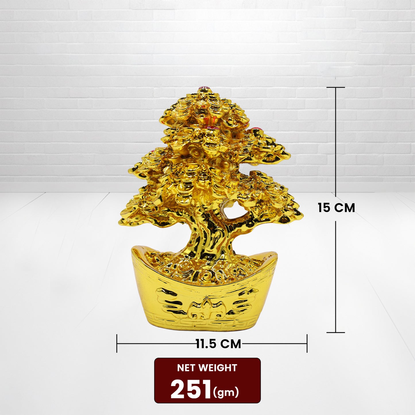 Feng-Shui Golden Coin Money Tree