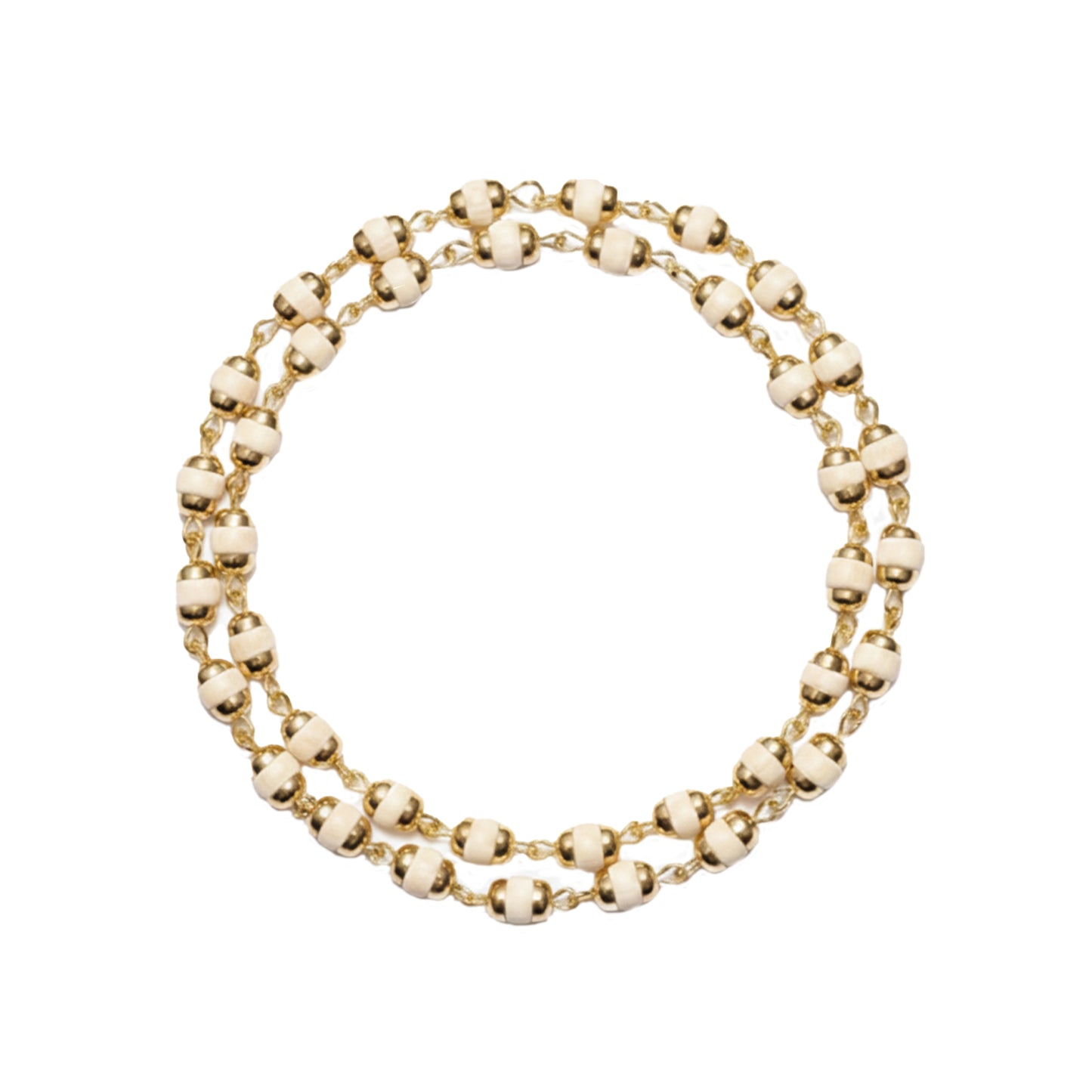 Golden Cap Tulsi Mala