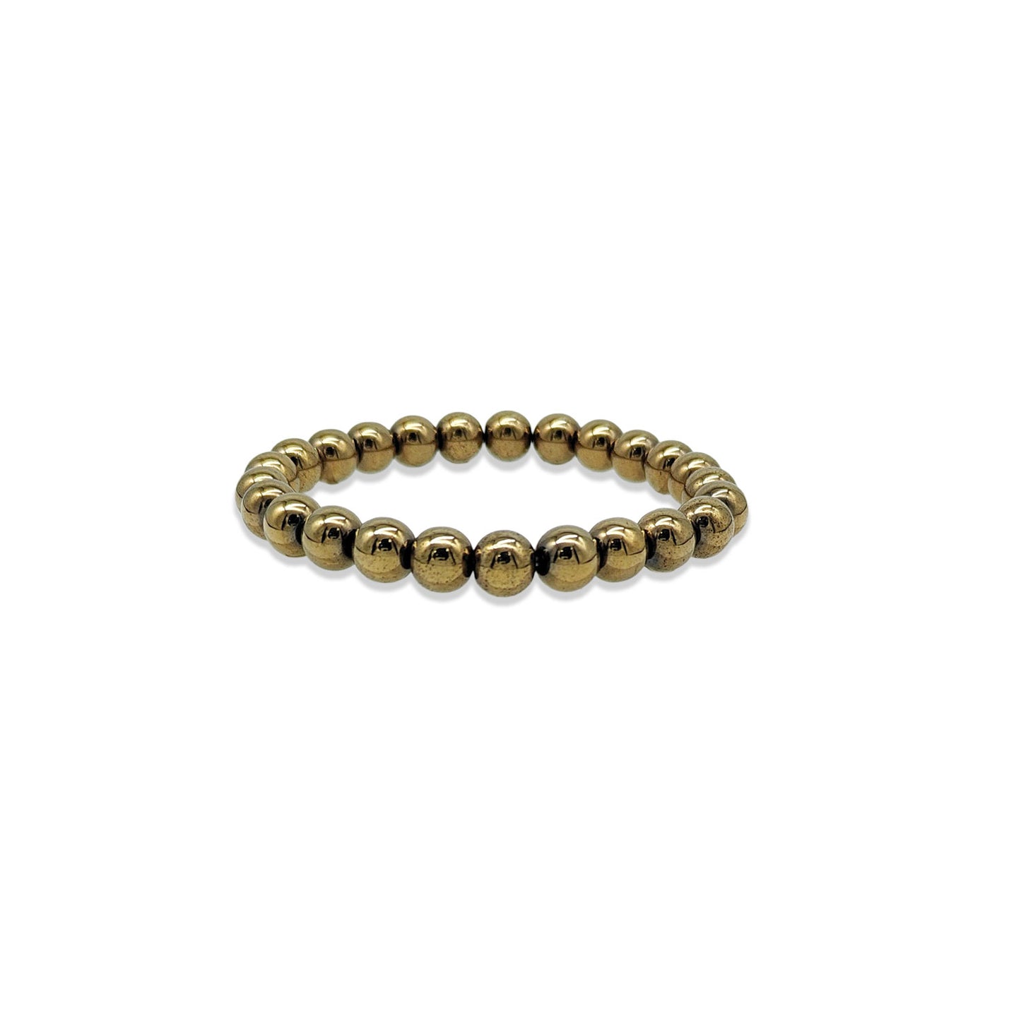 Golden Pyrite Wealth Bracelet - (8mm)