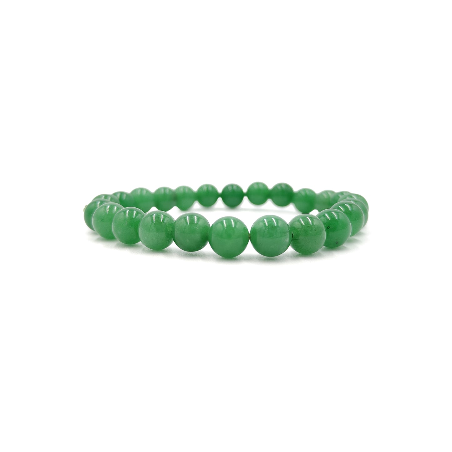 Green Jade Bracelet For Health & Wellness(8mm)