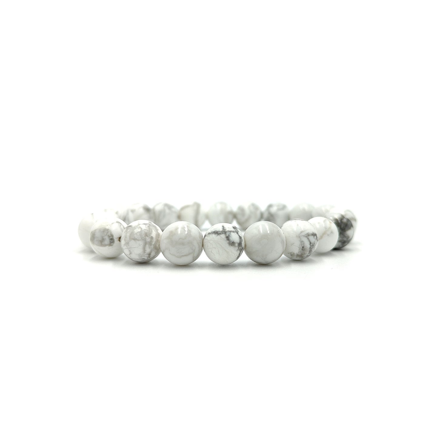 Howlite Bracelet For Calming Effect-(8mm)