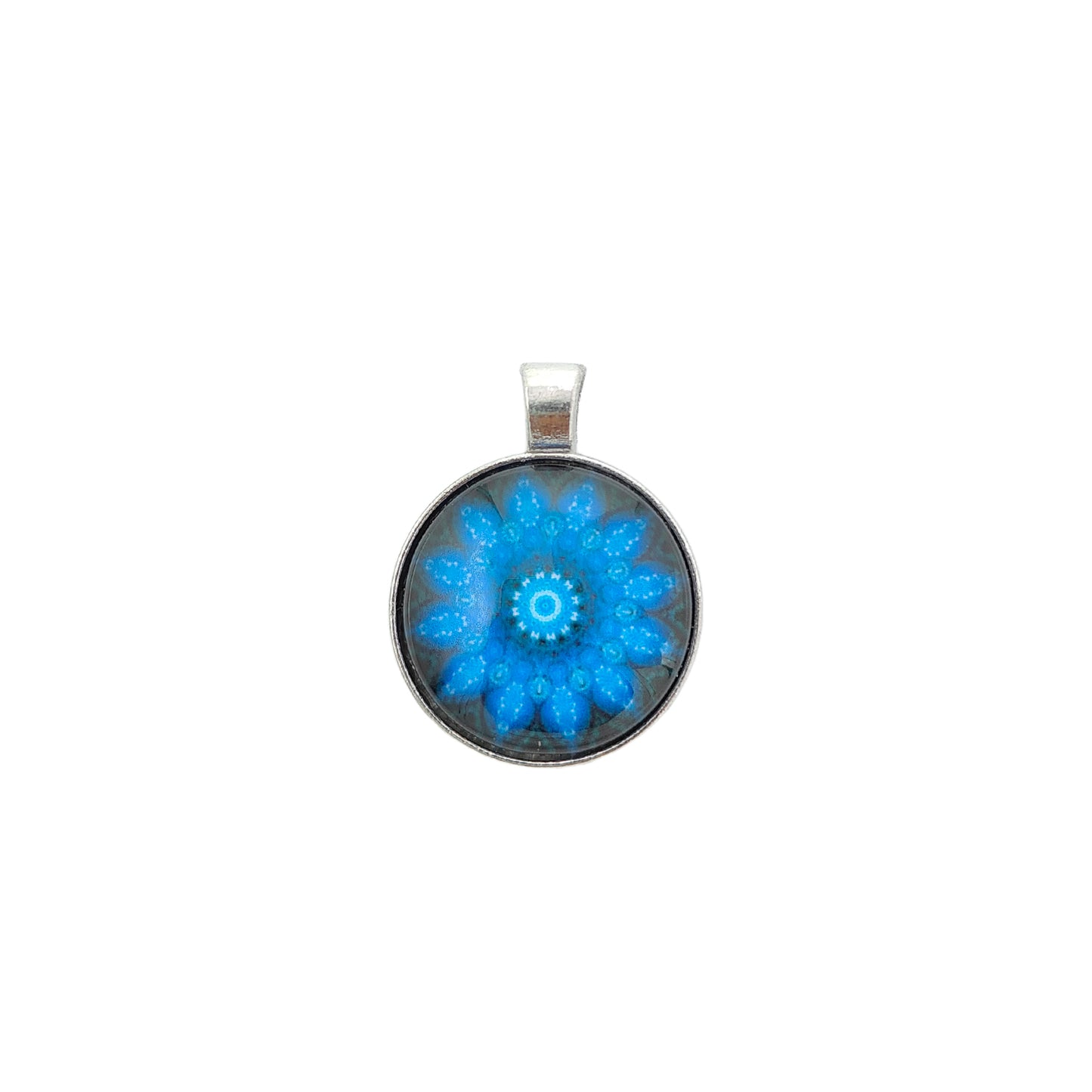 Mandala Art Crystal Pendant