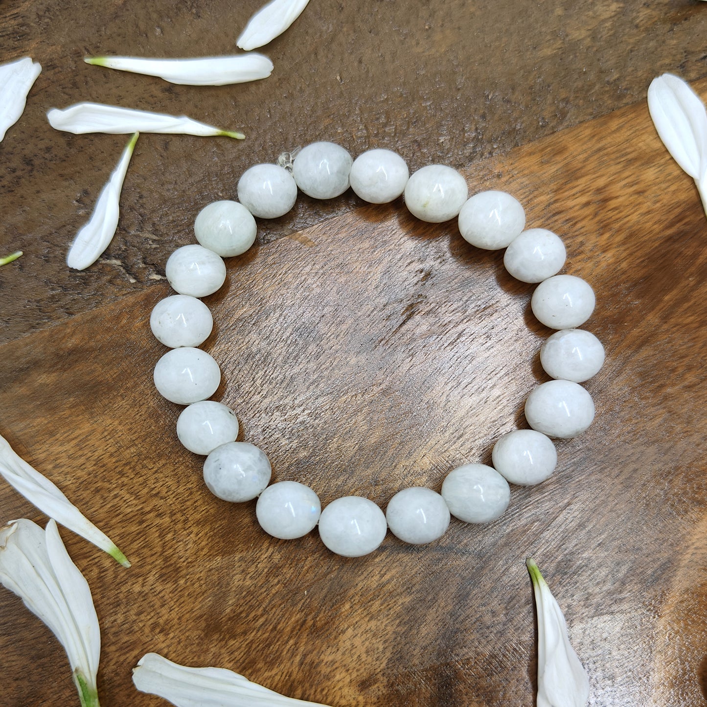 Moonstone Bracelet For New Beginning-(8mm)