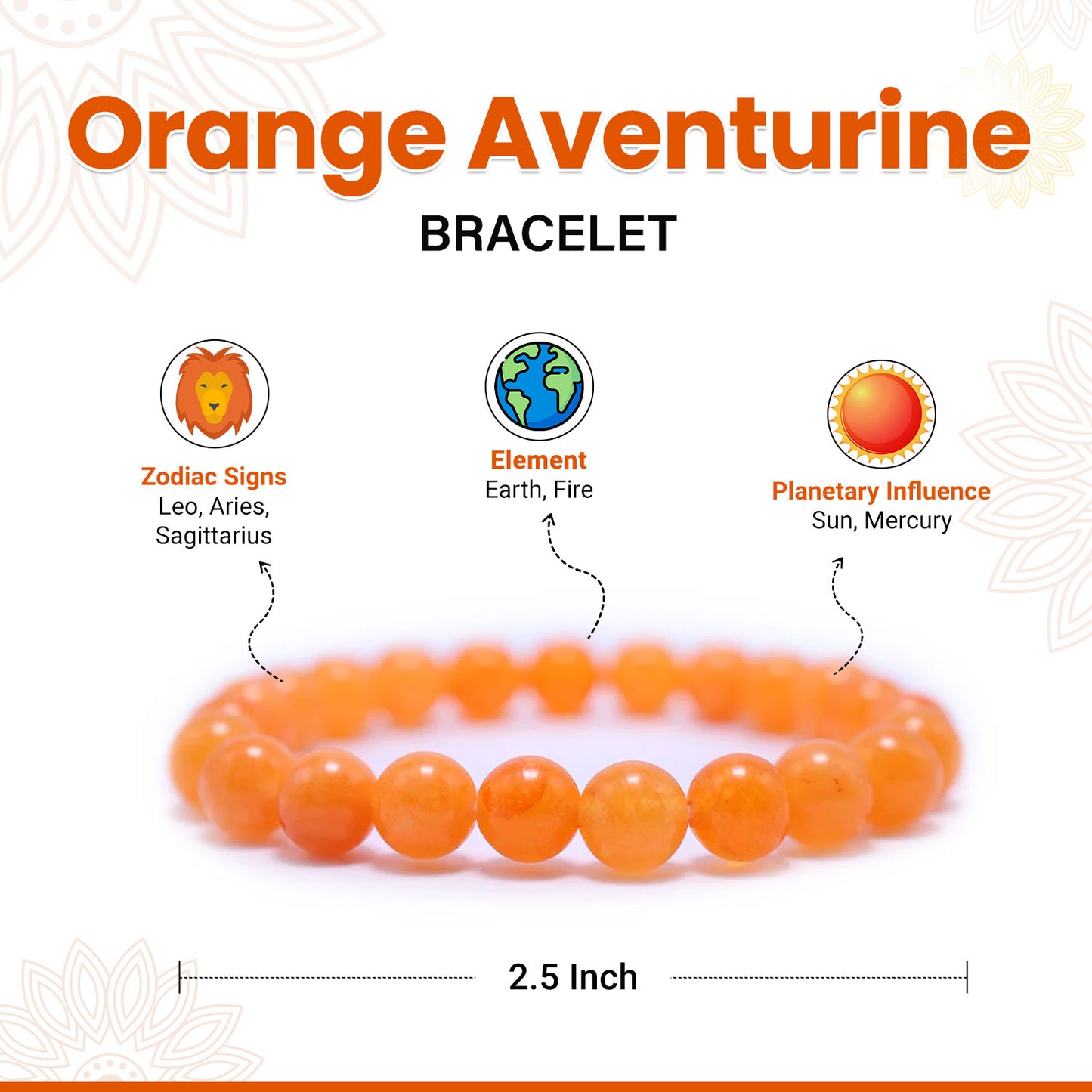 Orange Aventurine Bracelet