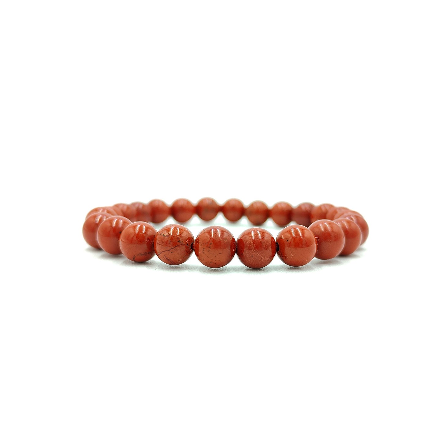 Red Jasper Bracelet For Grounding-(8mm)