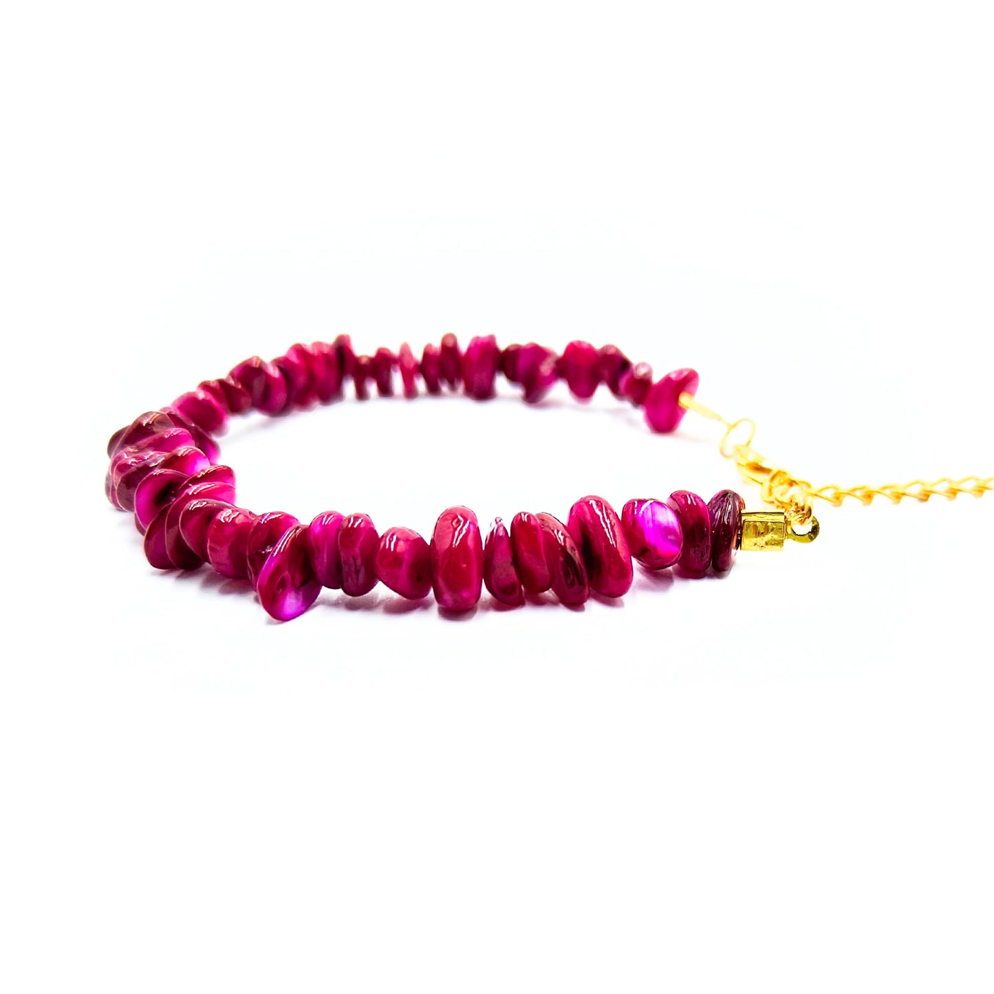 Rhodolite Garnet Chips Bracelet