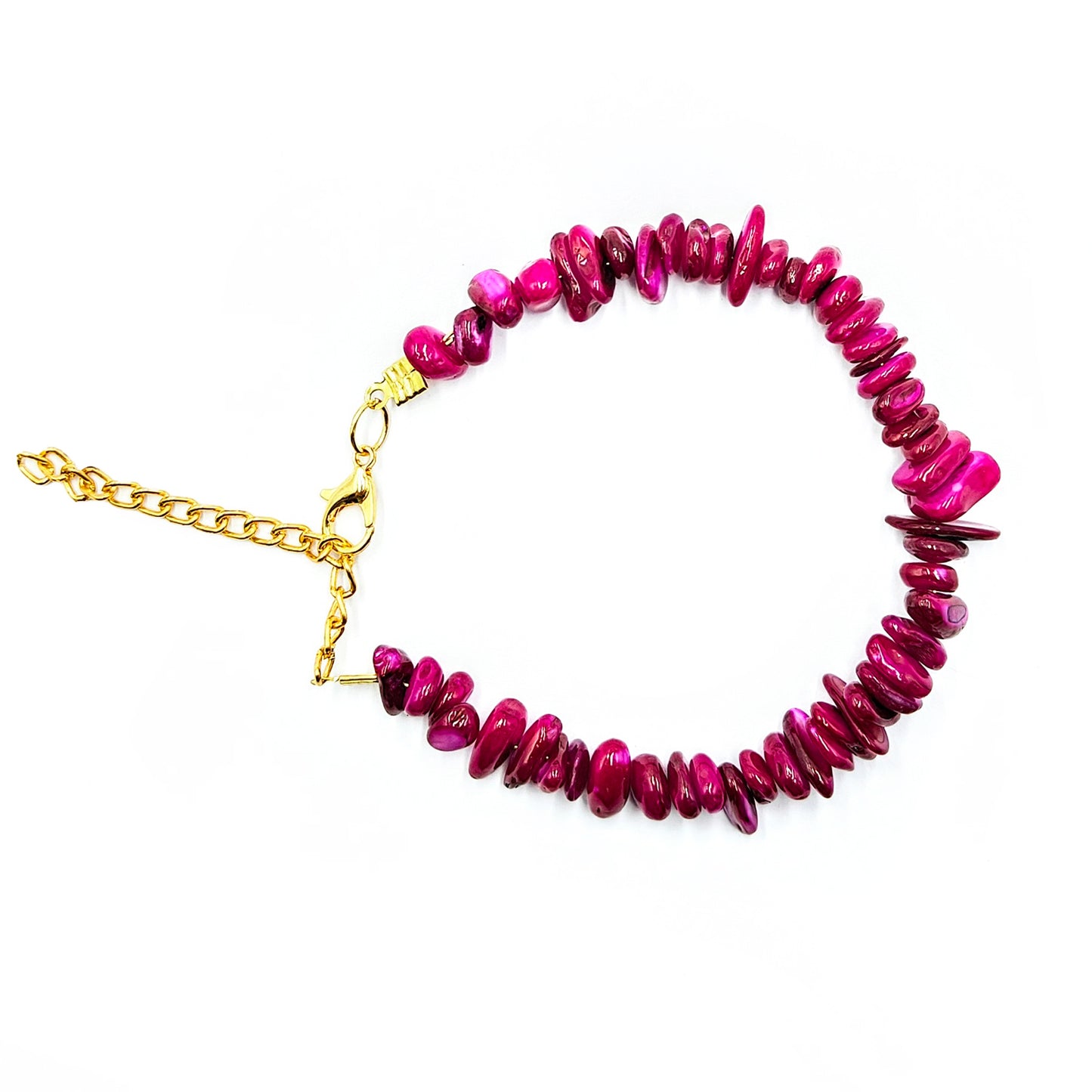 Rhodolite Garnet Chips Bracelet