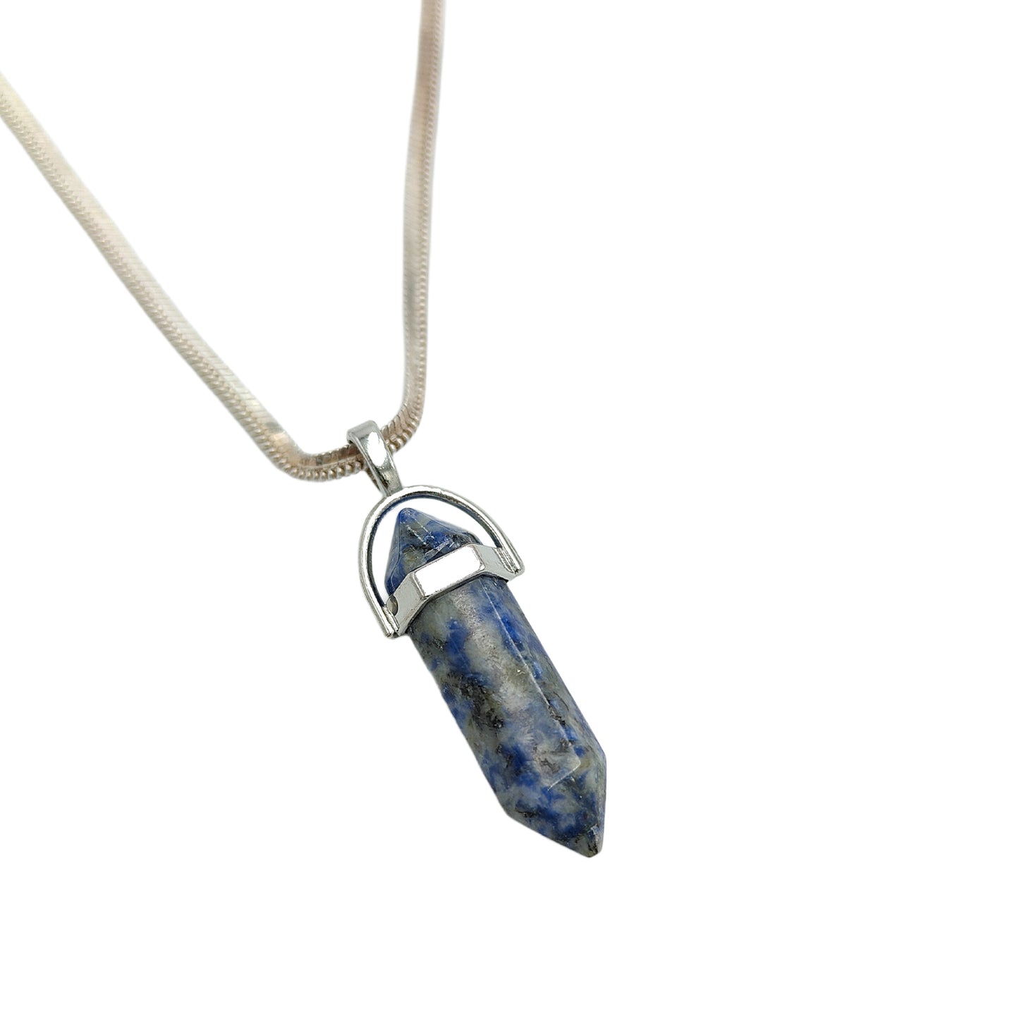 Sodalite Candle Crystal Pendant