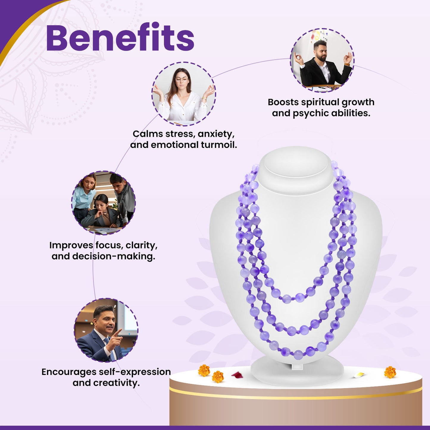 Tanzanite Mala