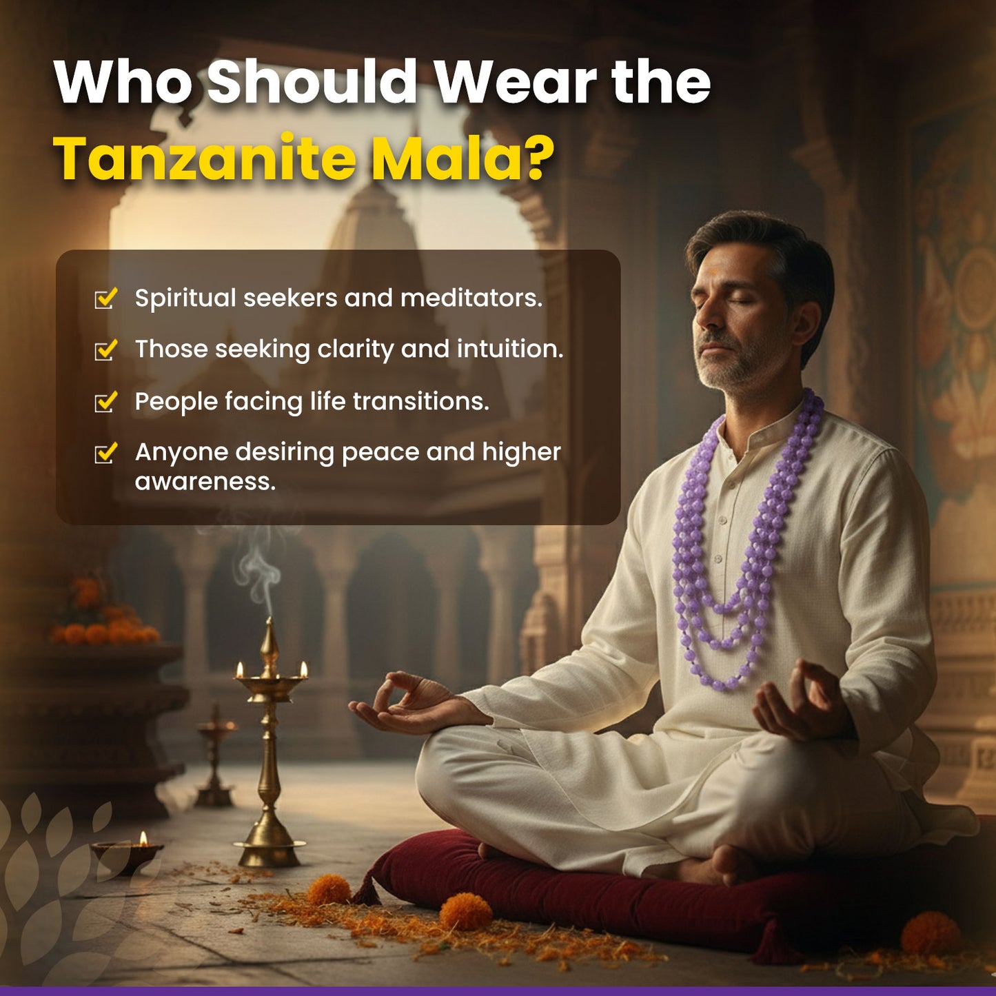 Tanzanite Mala