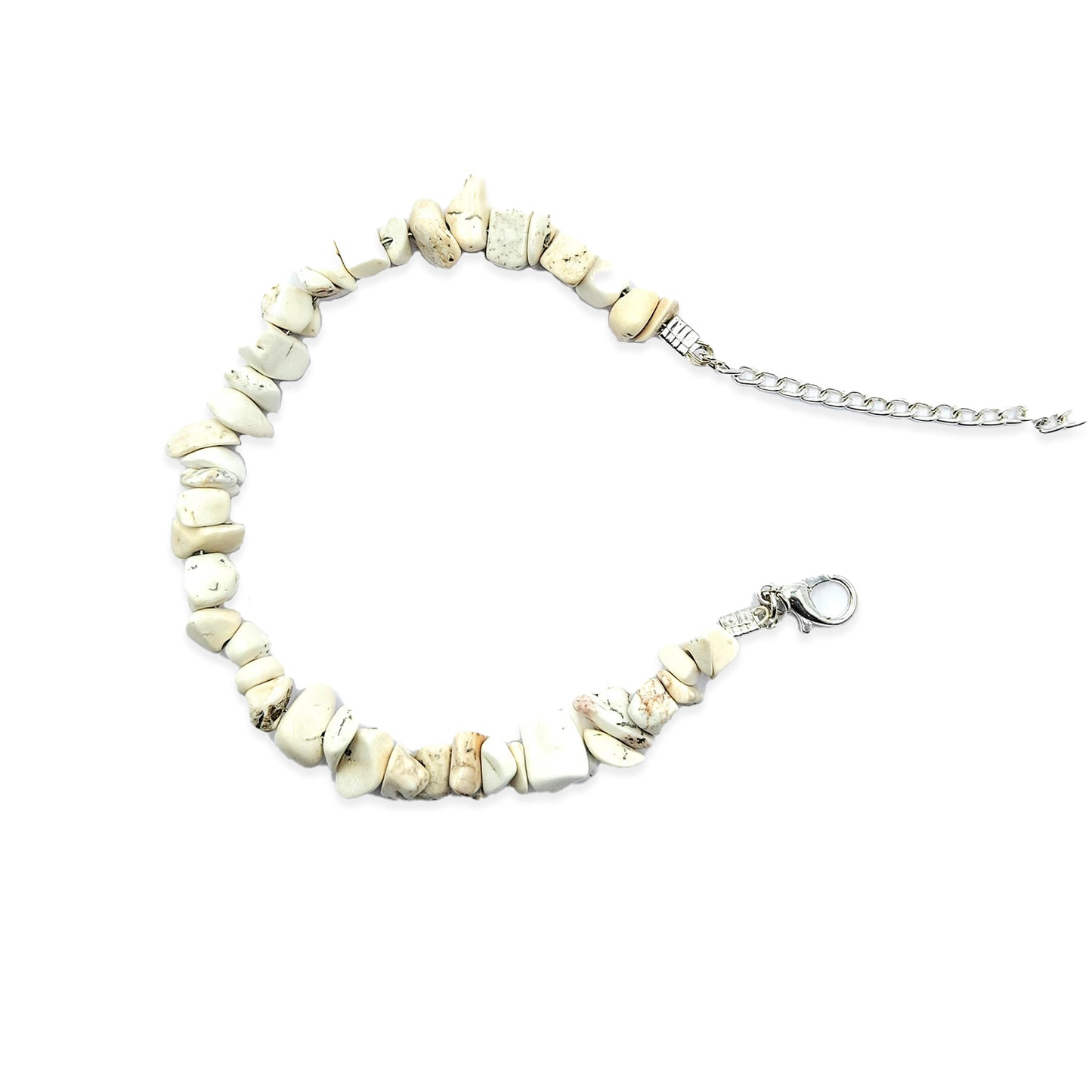 White Howlite Chips Bracelet