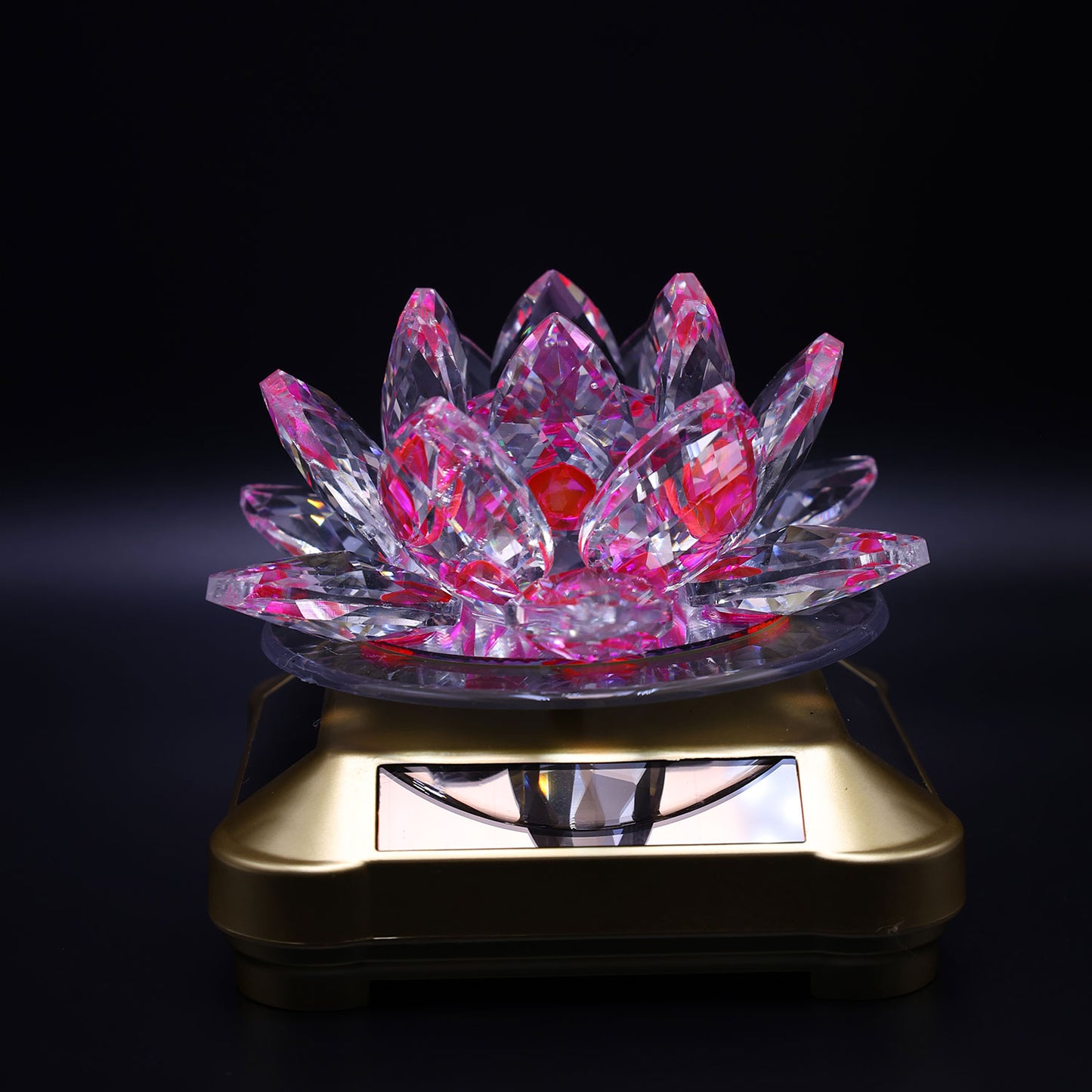 Auto Rotate Crystal Lotus
