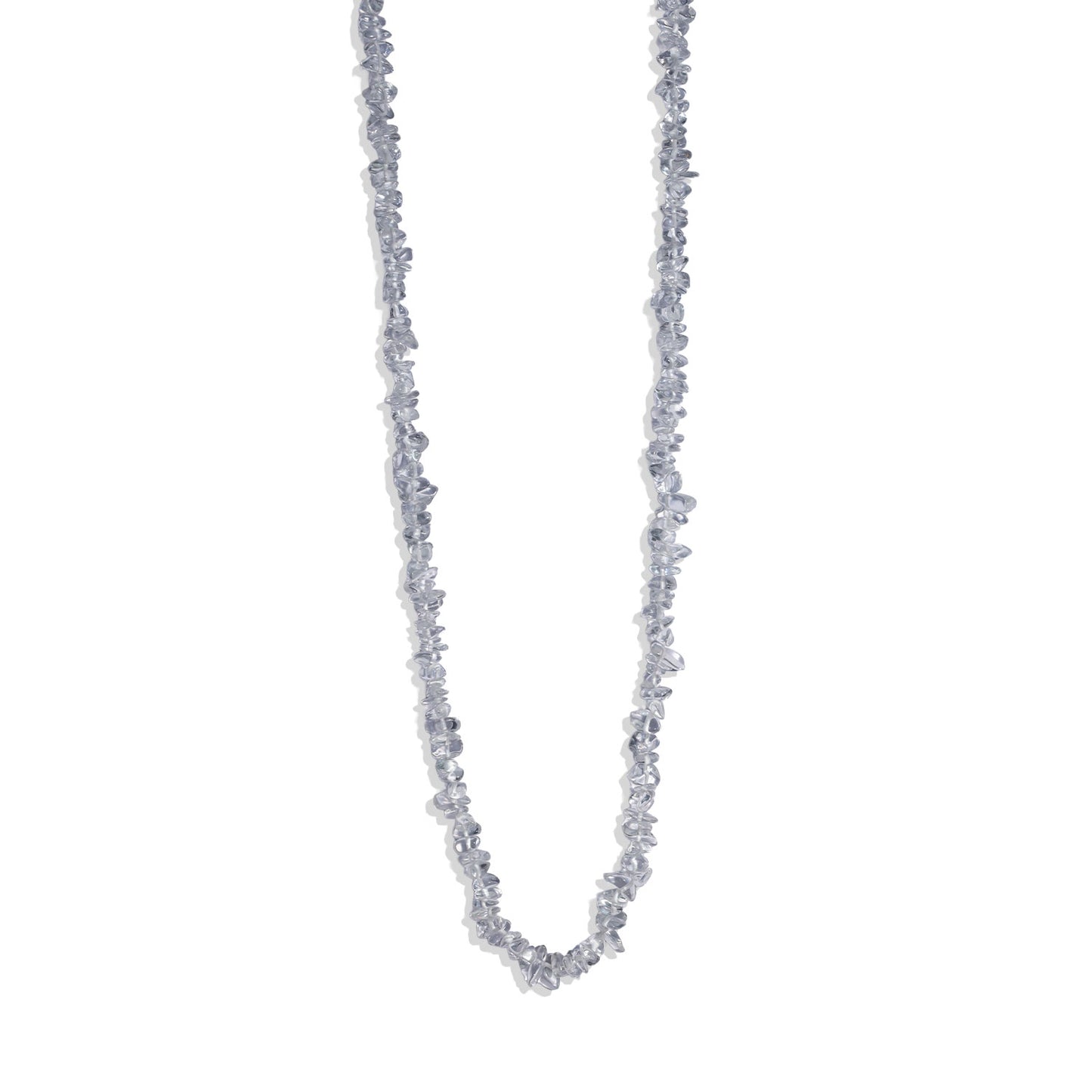 Clear Quartz Chips Mala