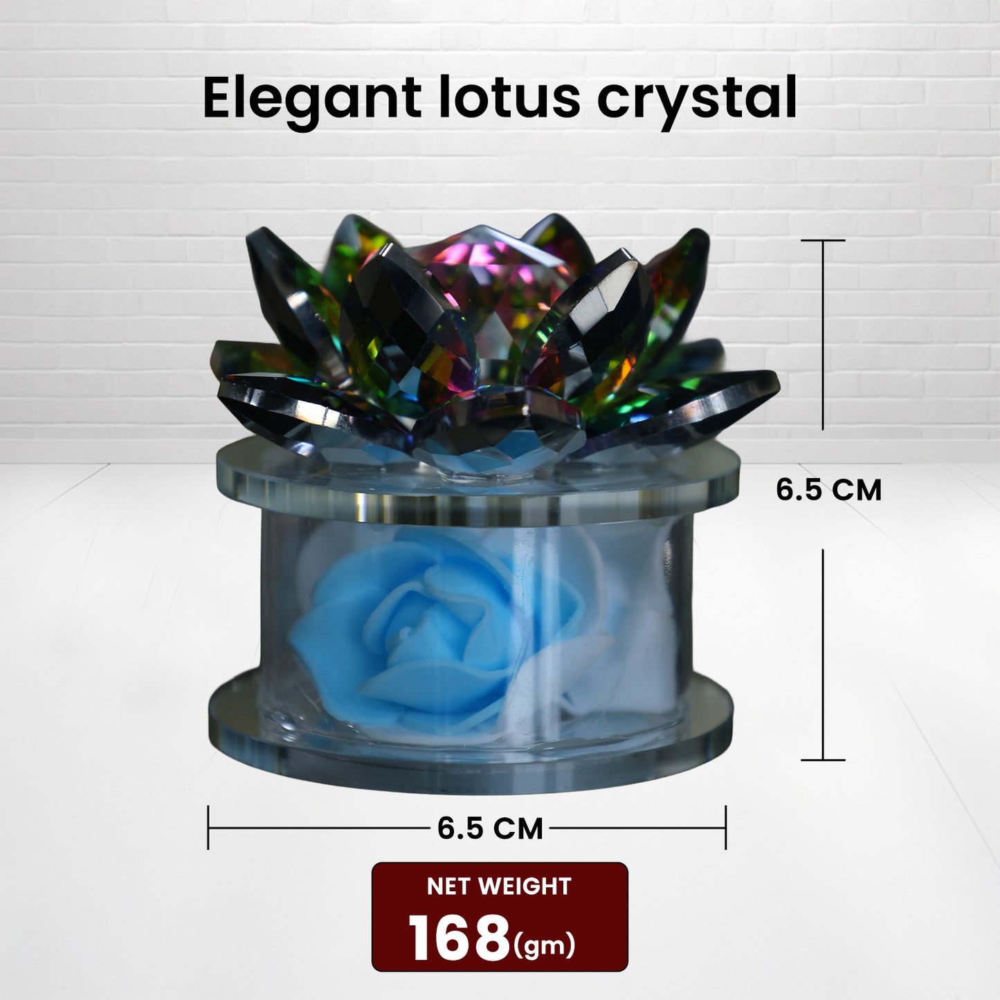 Elegant Lotus Ctystal