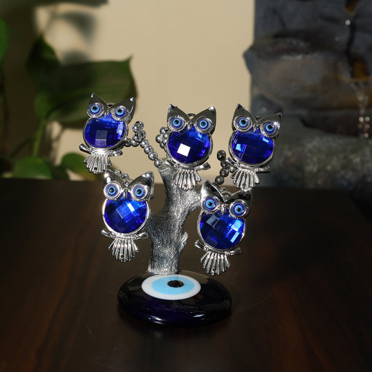 Five Owl Evil Eye Tree