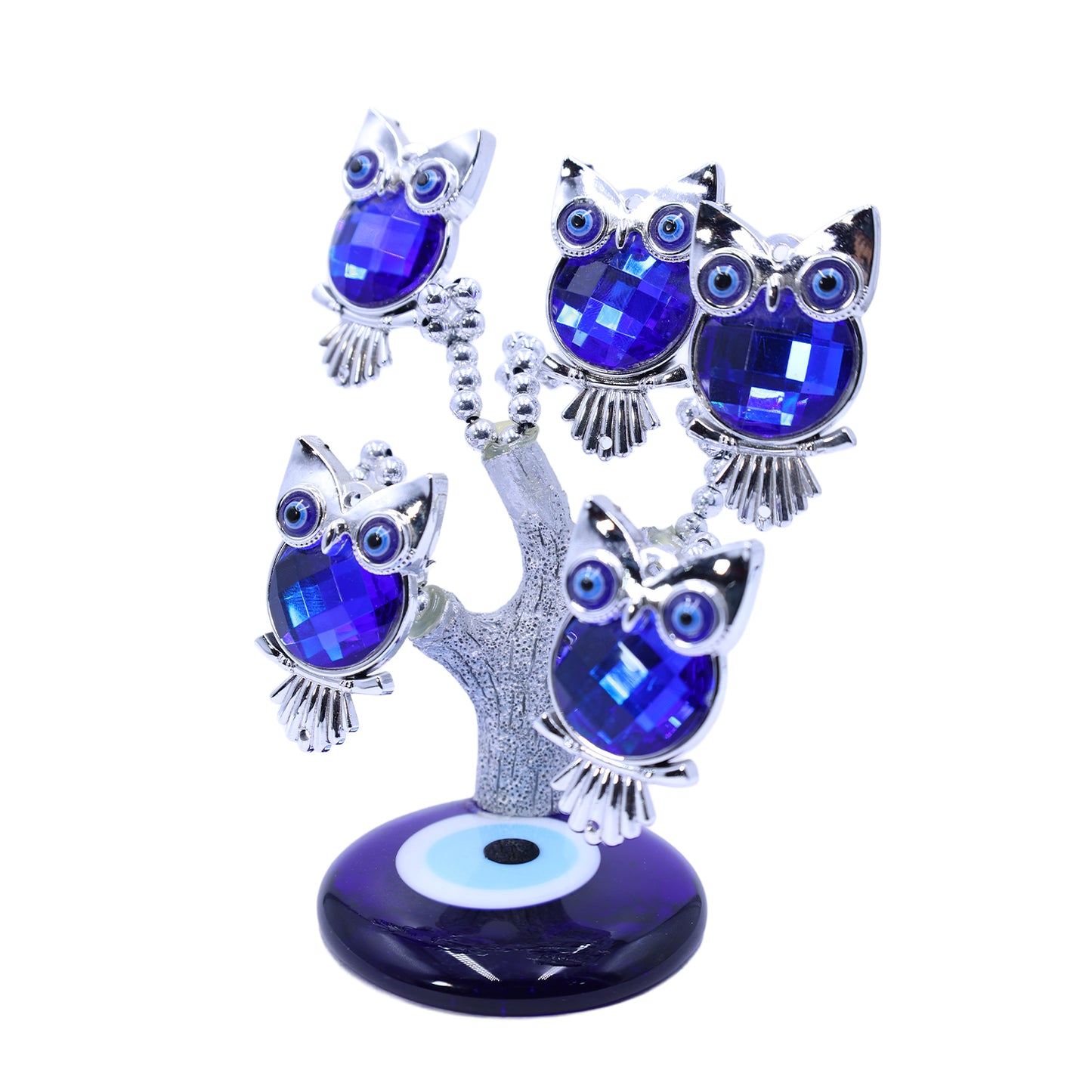 Five Owl Evil Eye Tree