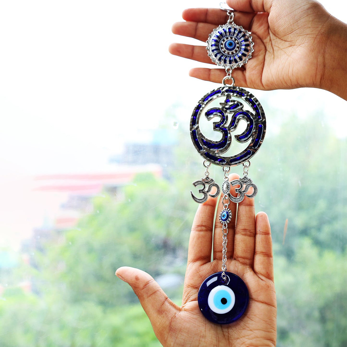 Om Evil Eye Hanging