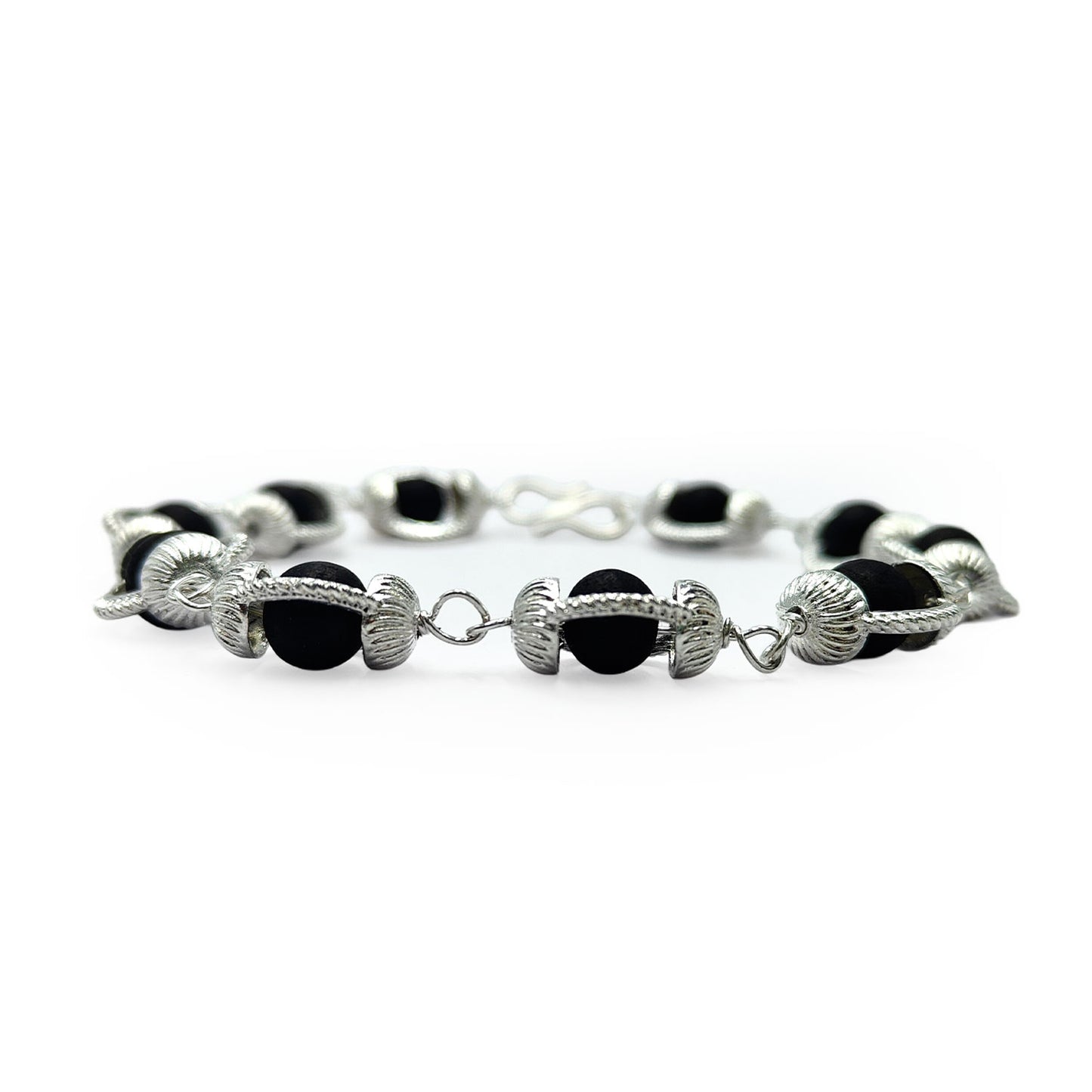 Original Karungali Bracelet With Silver Cap