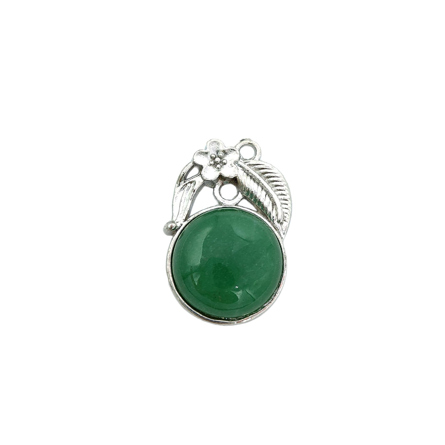 Green Aventurine Crystal Round Pendant