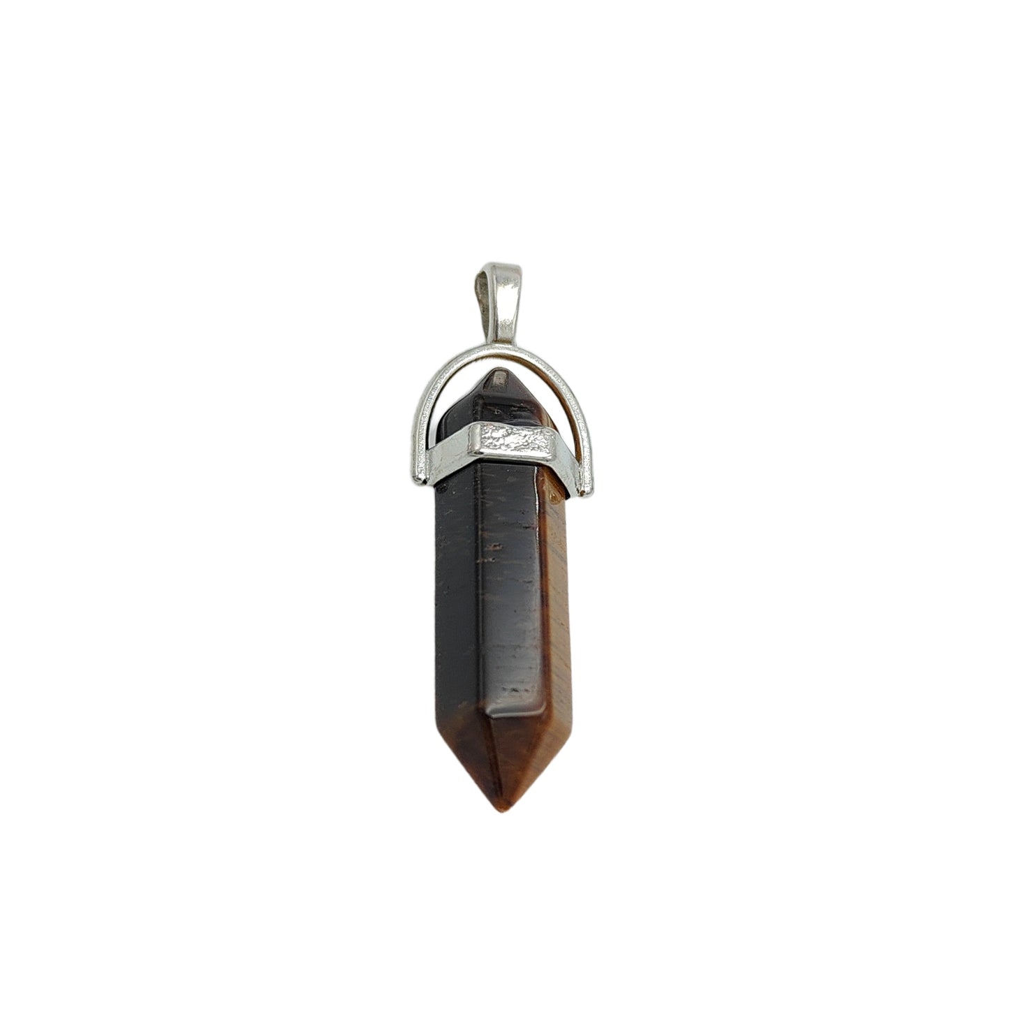 Tiger Eye Crystal Candle Pendant