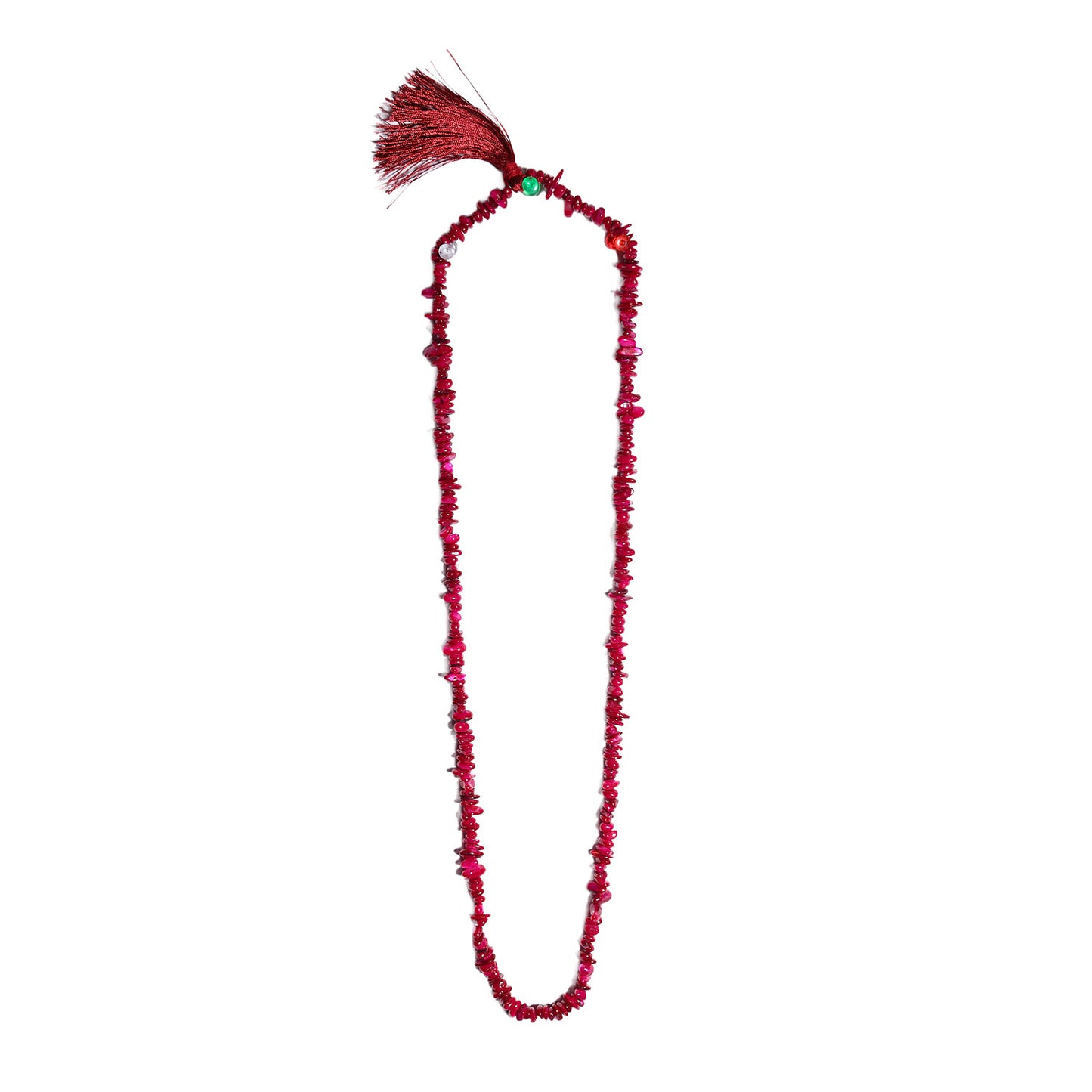 Rhodolite Garnet Chips Mala