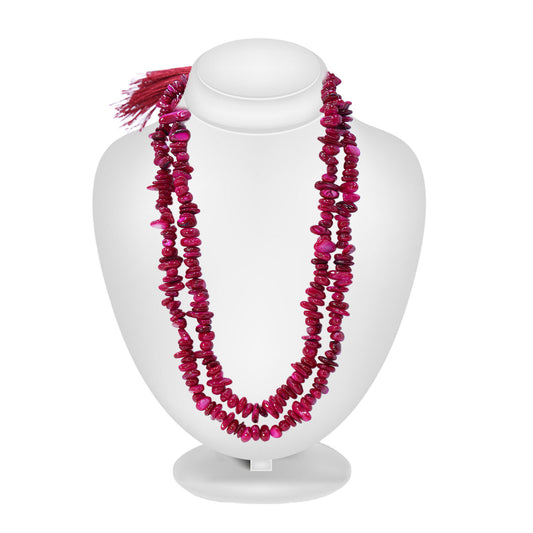 Rhodolite Garnet Chips Mala