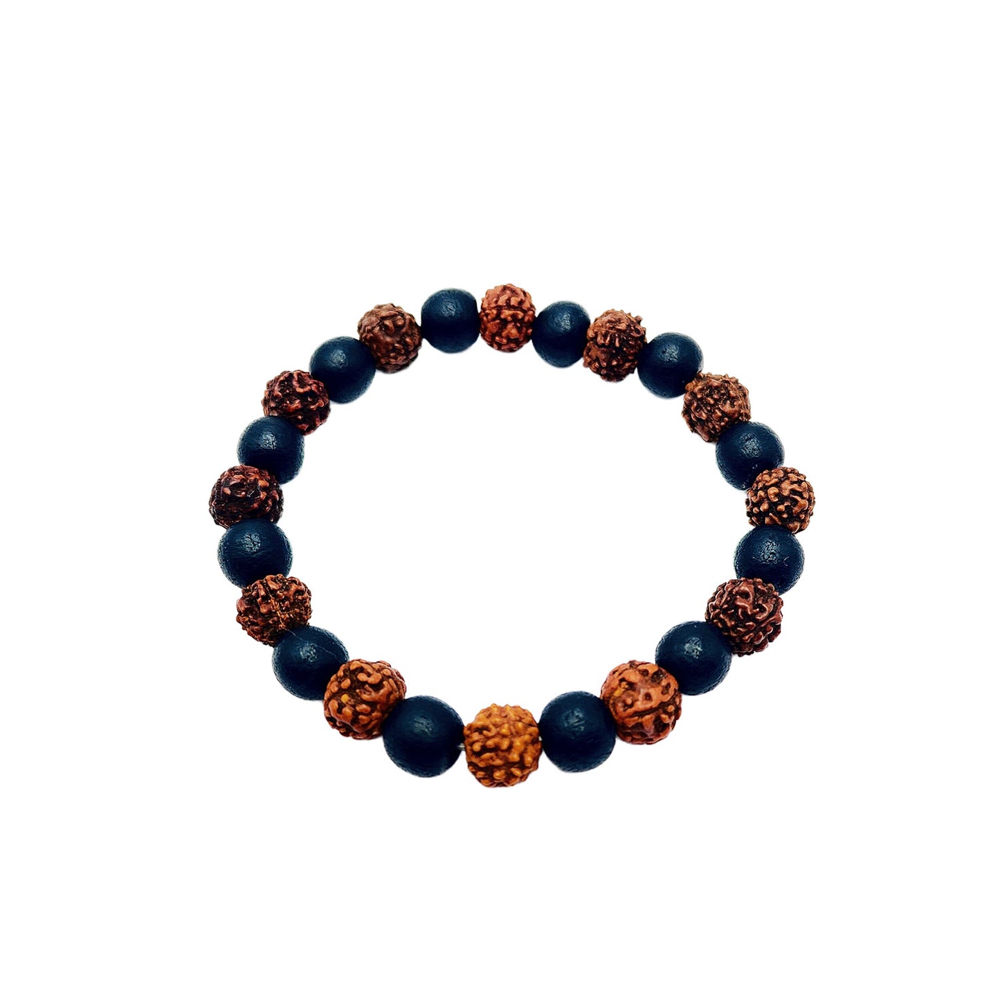 Rudraksha Karungali Bracelet