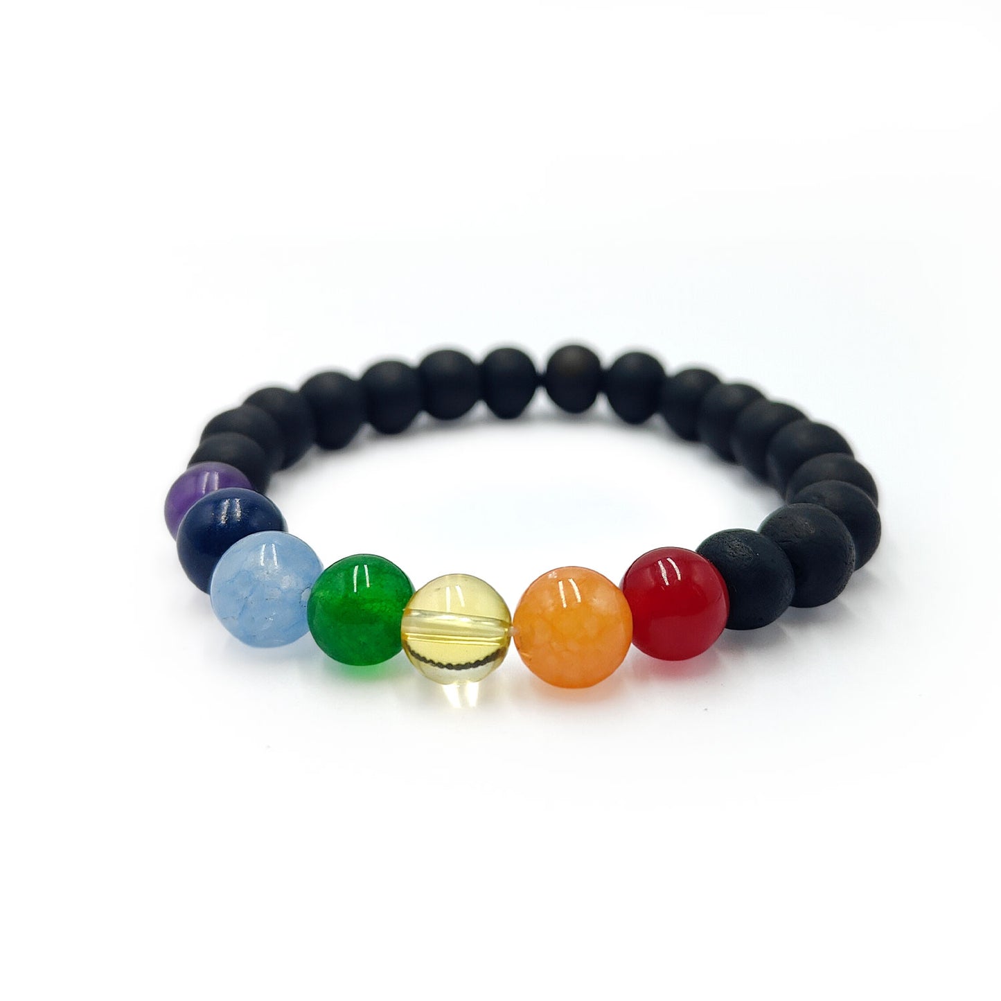 Seven Chakra Karungali Bracelet