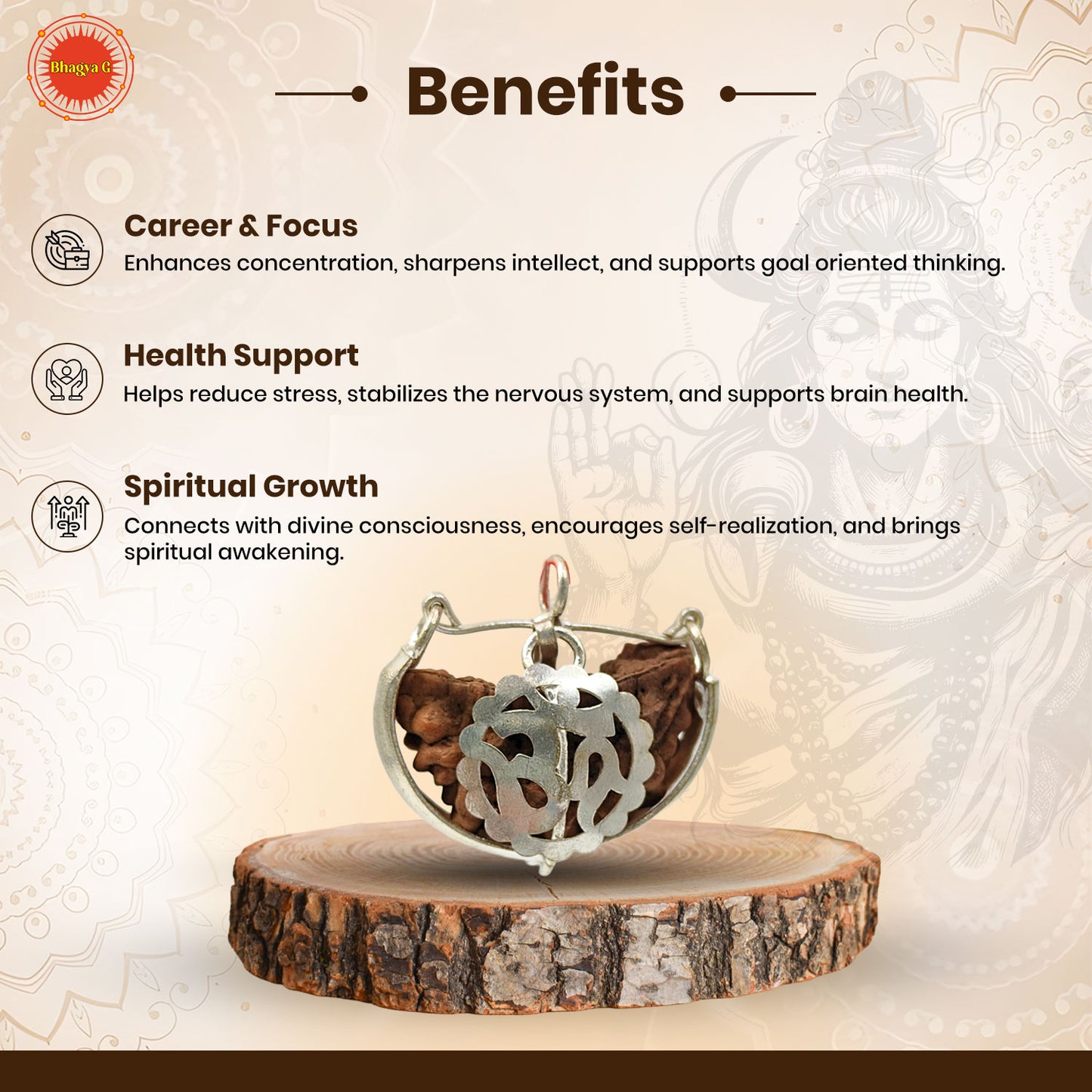 Nepali 1 Mukhi Rudraksha (Lab Certified)