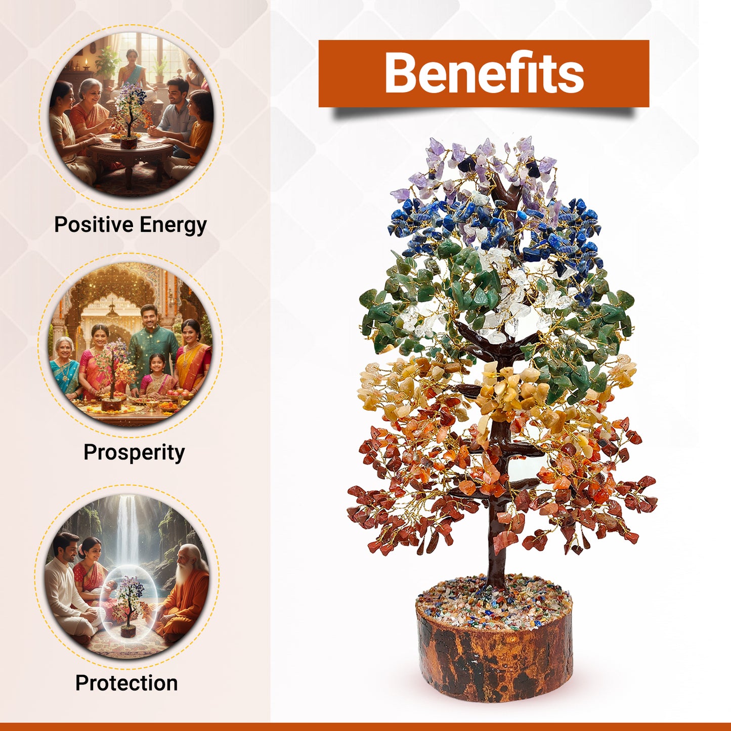 7 Chakra Tree  (1000-Beads)