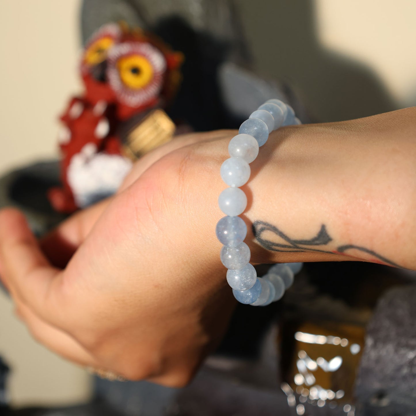 Aquamarine  Bracelet For Communication Harmony