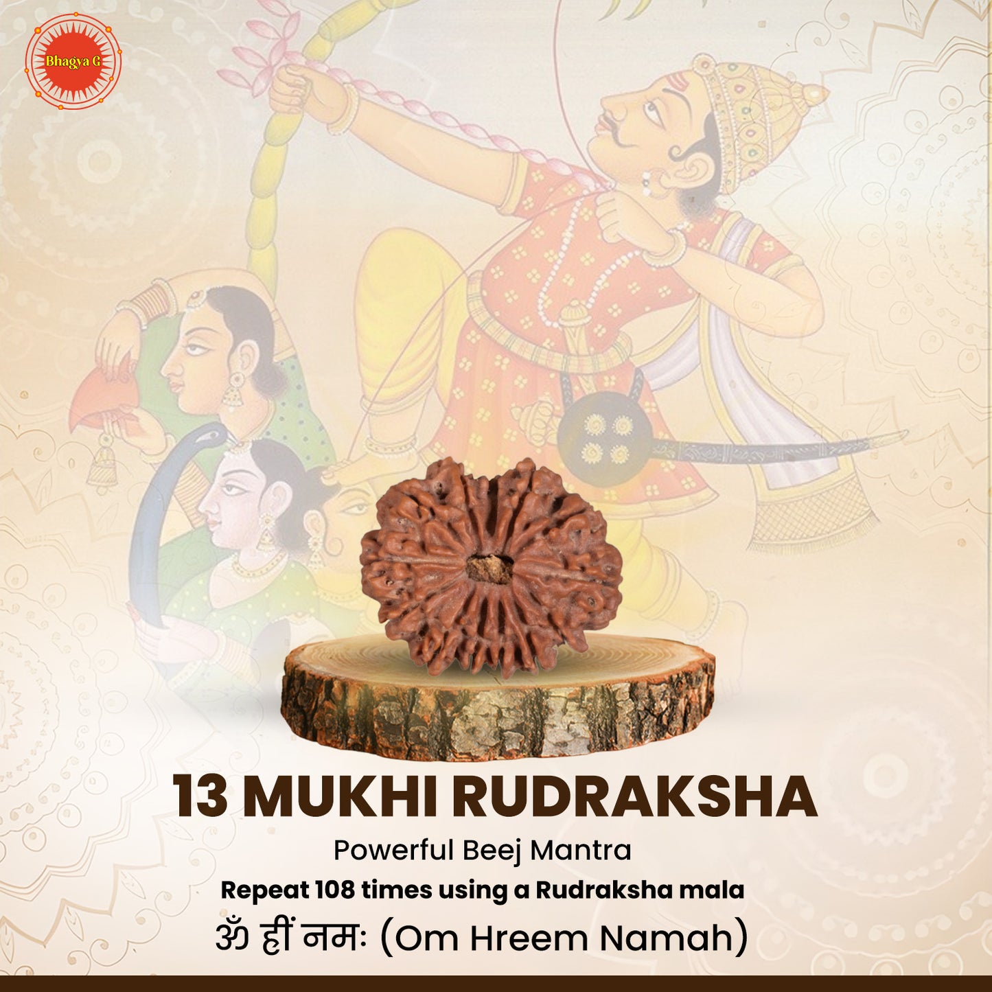 Nepali 13 Mukhi Rudraksha (Lab Certified)