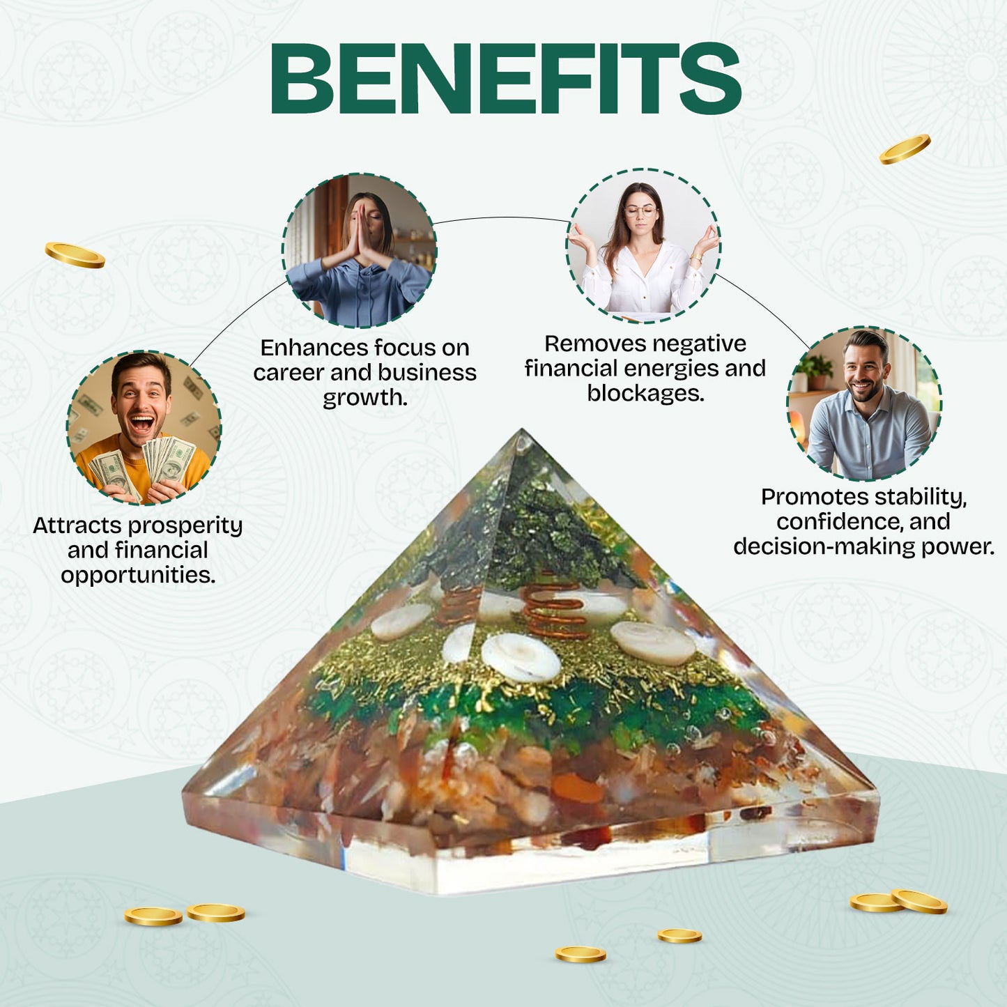 Money Pyramid Crystal