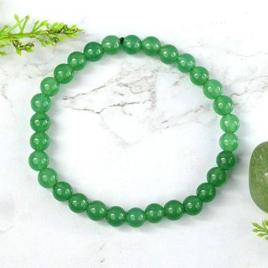 Green Jade Original Stone Bracelet