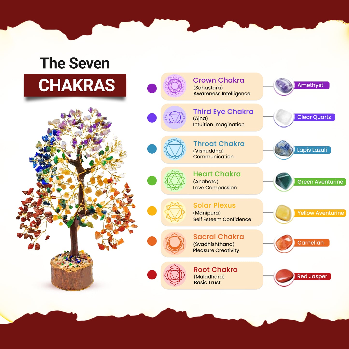 7 Chakra Tree  (300-Beads)