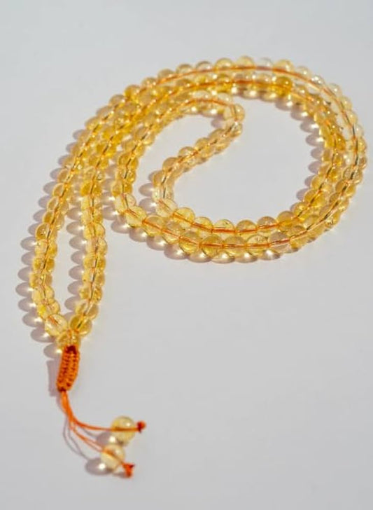 Natural Citrine Mala